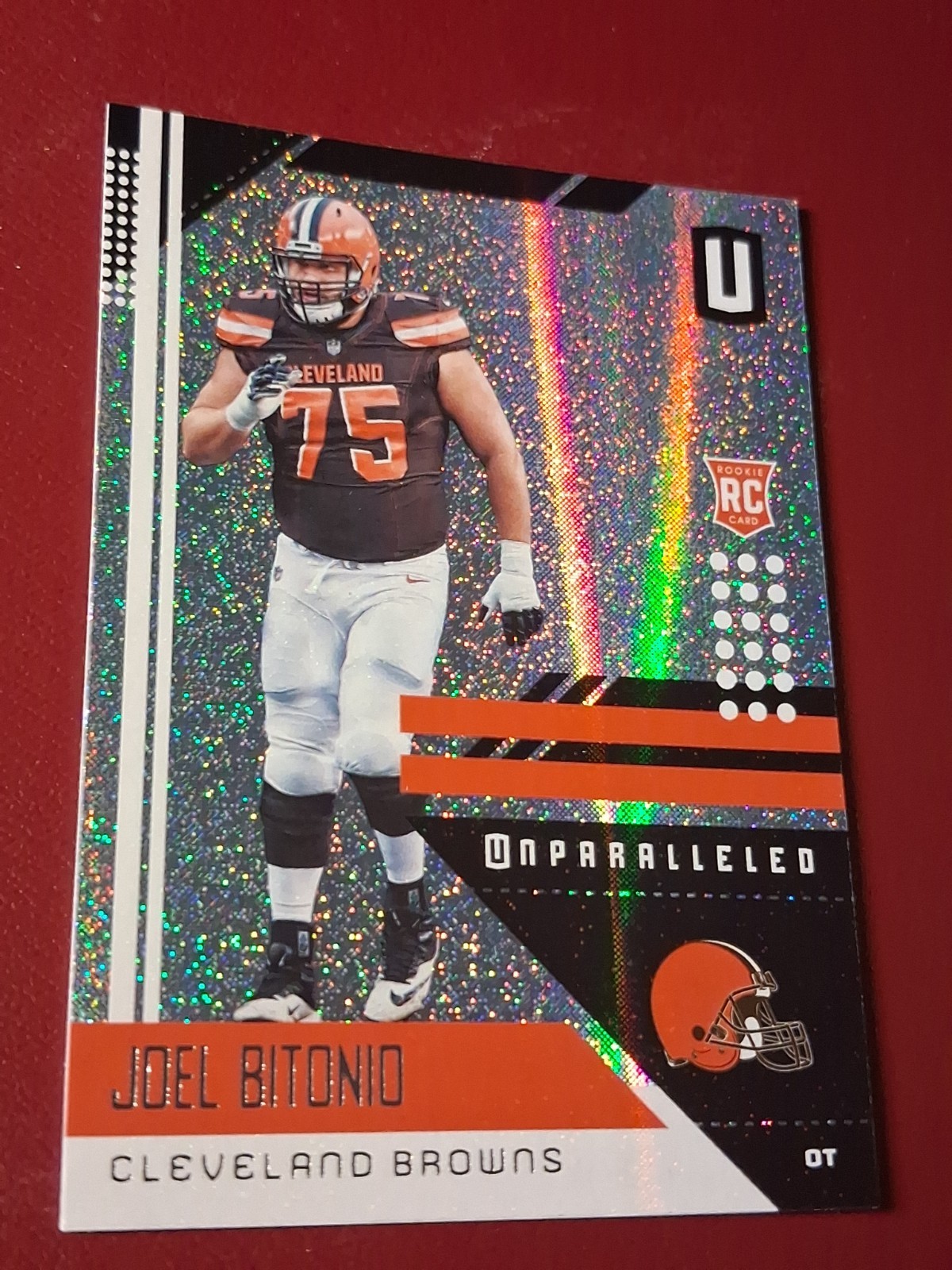 2018 Panini Unparalleled - Joel Bitonio #49 (RC)