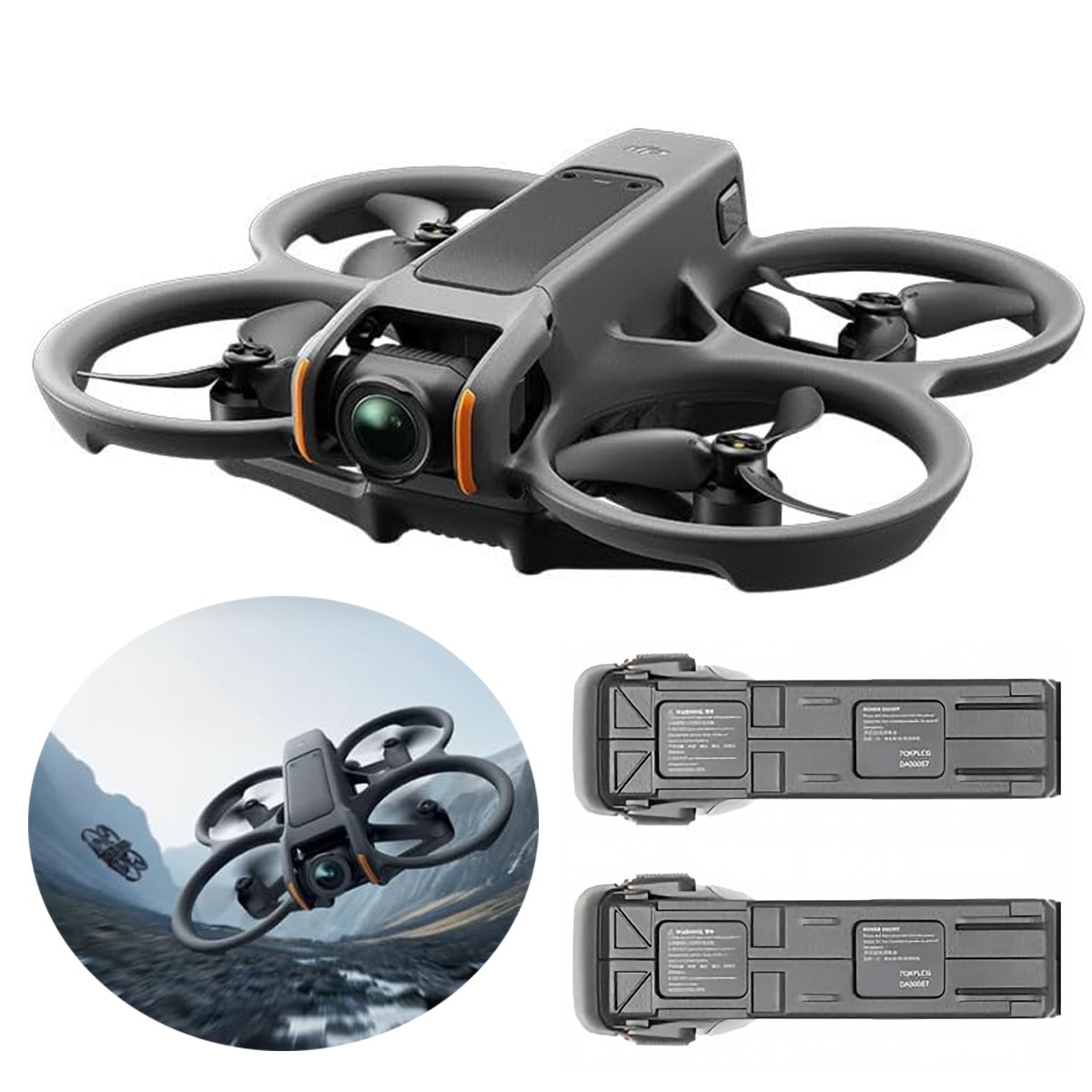 DJI Avata 2 4K Camera FPV Drone with 2 Intelligent Flight Batteries Unbound