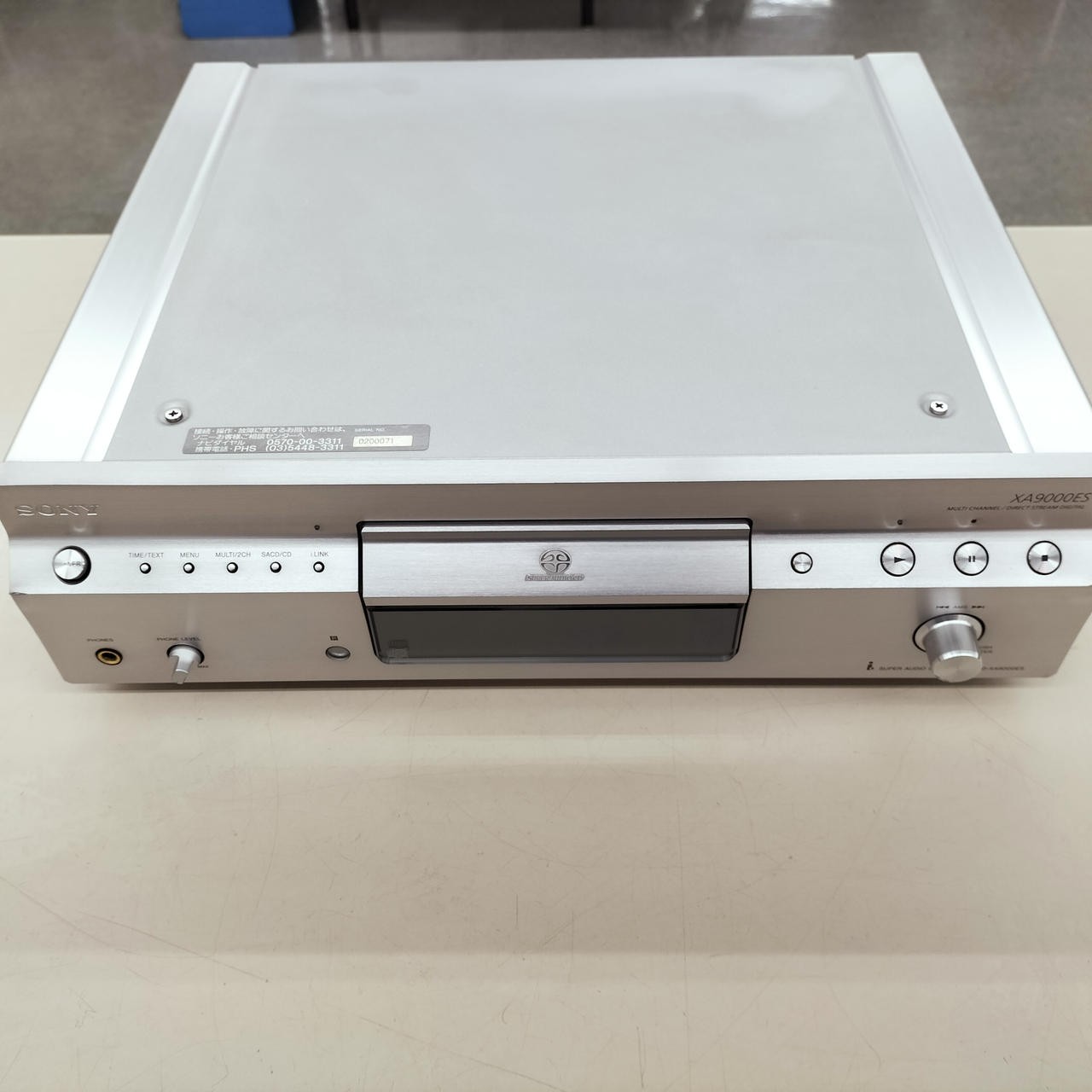 SONY SCD-XA9000ES Multichannel SACD CD Player ES Excellent Tested Japan