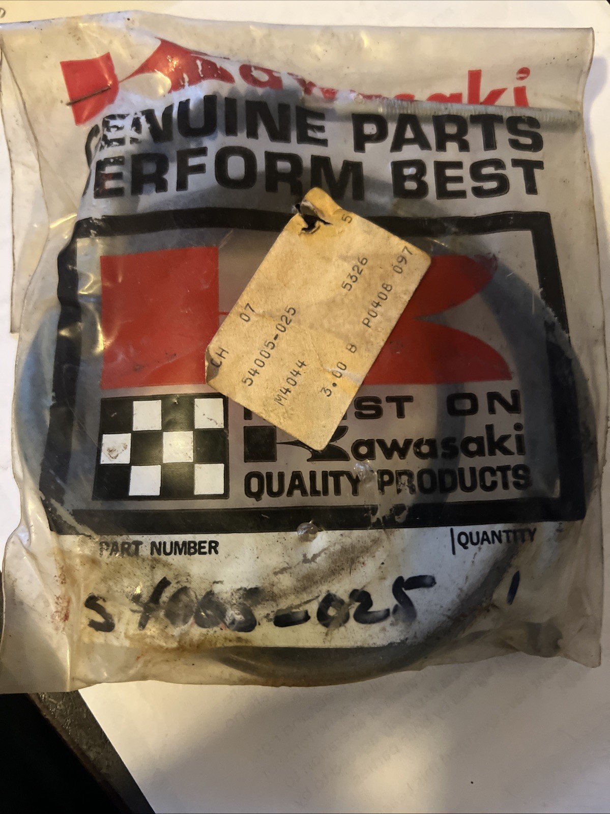 NOS brake wire  W1SS,W2SS,W2TT, Kawasaki genuine 54005-025