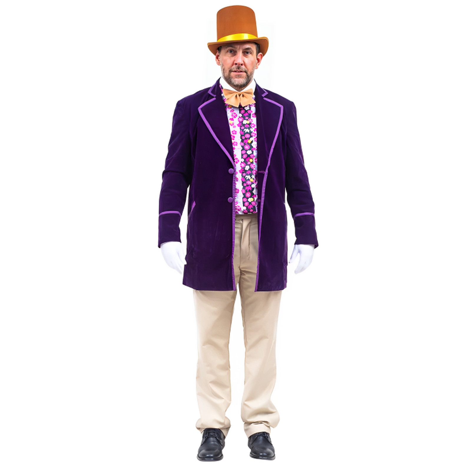 Chocolate Factory Owner Deluxe Halloween Cosplay Costume Set Chocolate Factory Owner Deluxe Halloween Cosplay Costume Set