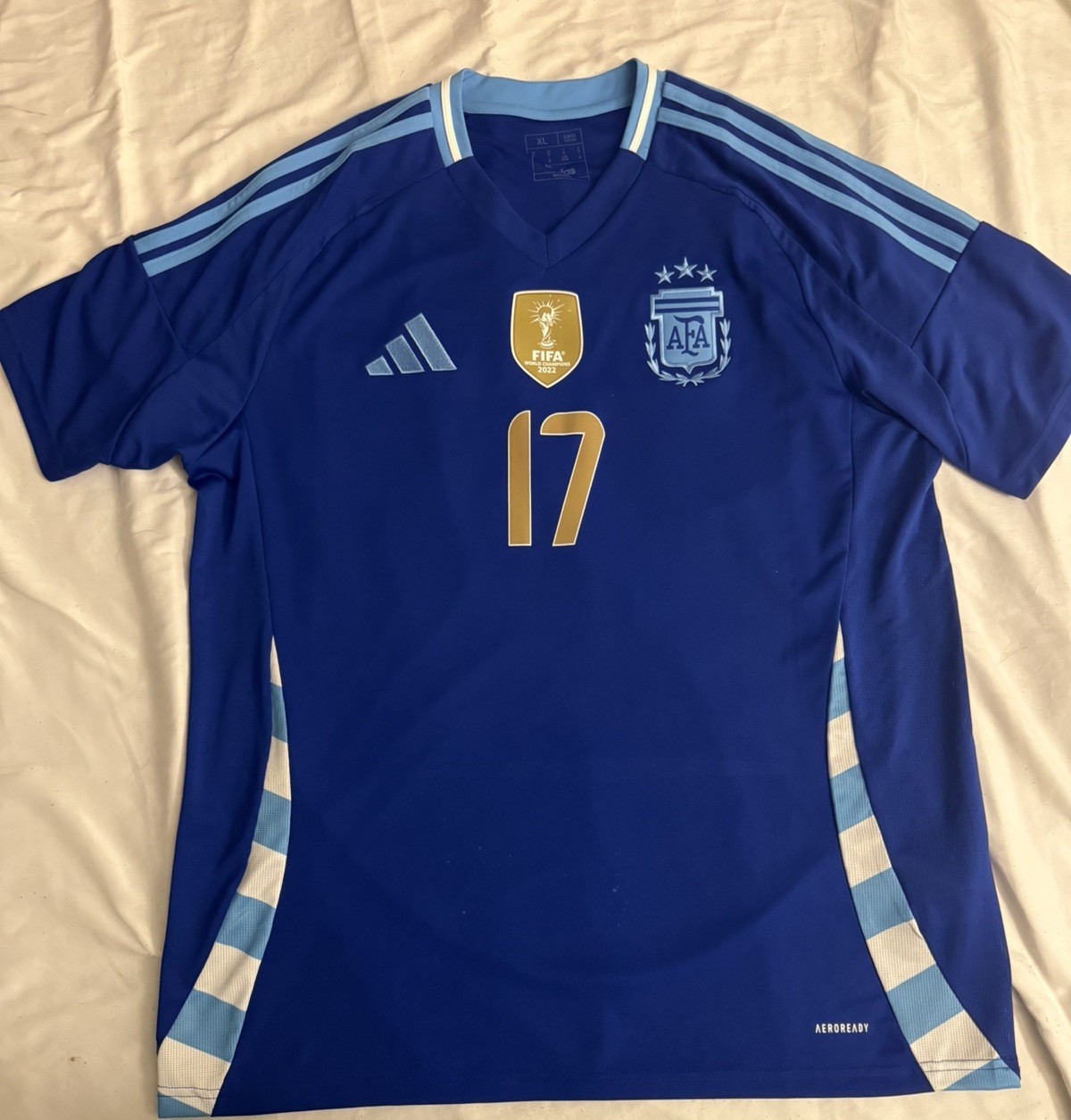 2023 Copa America Argentina Away Jersey Garnacho #17 men’s XL BNWT