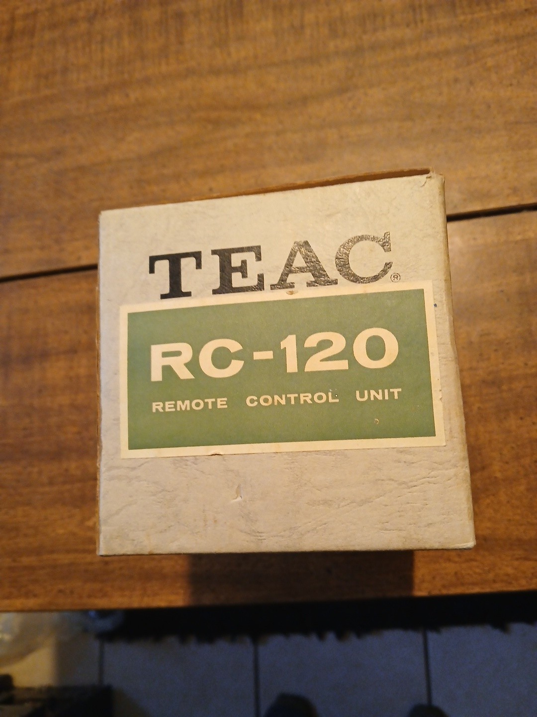 Vintage TEAC RC-120 Remote Control Reel-to-Reel Tape Recorder In Original Box Vintage TEAC RC-120 Remote Control Reel-to-Reel Tape Recorder In Original Box