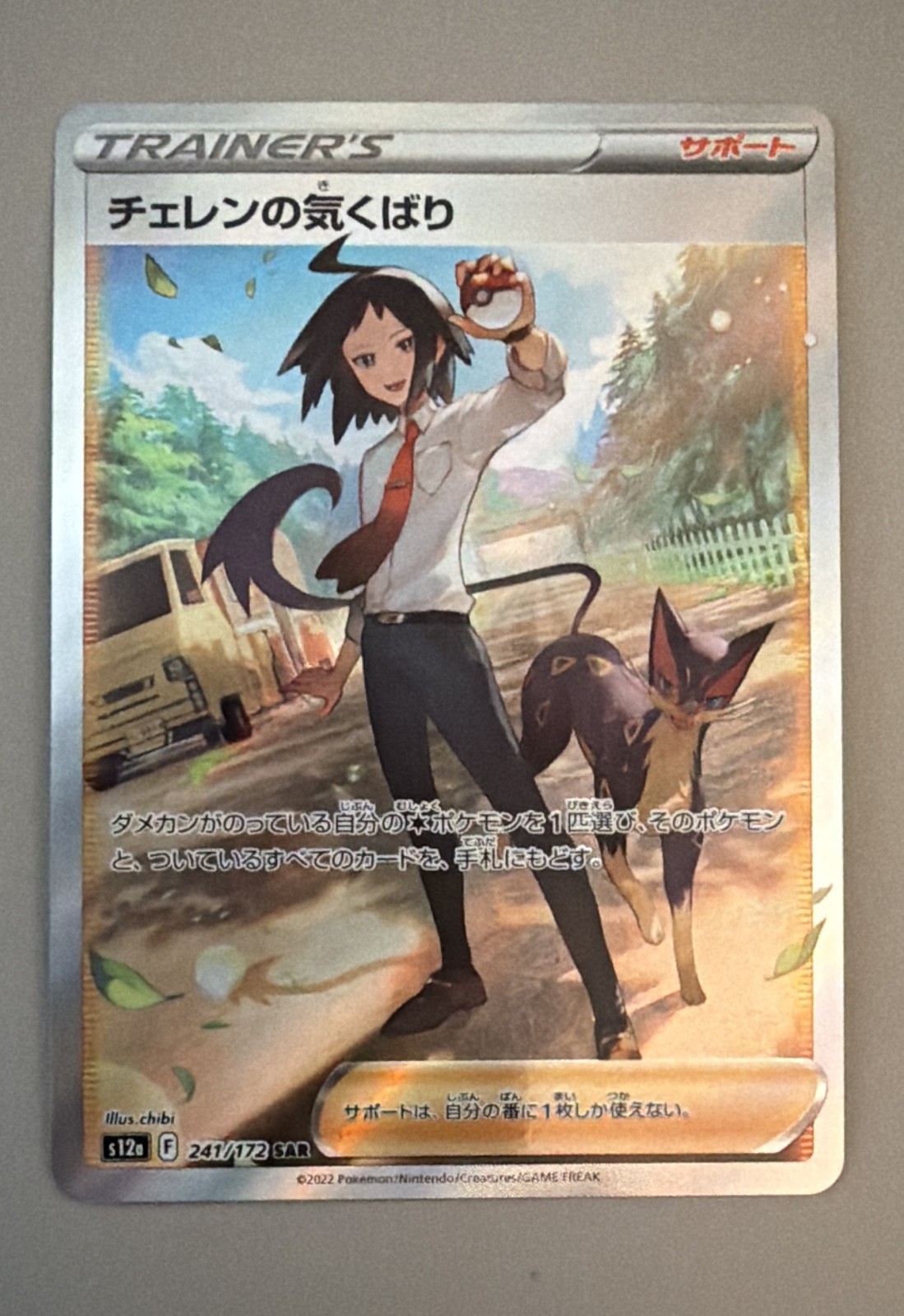 Cheren\'s Care 241/172 S12a: Vstar Universe Holo (Japanese)
