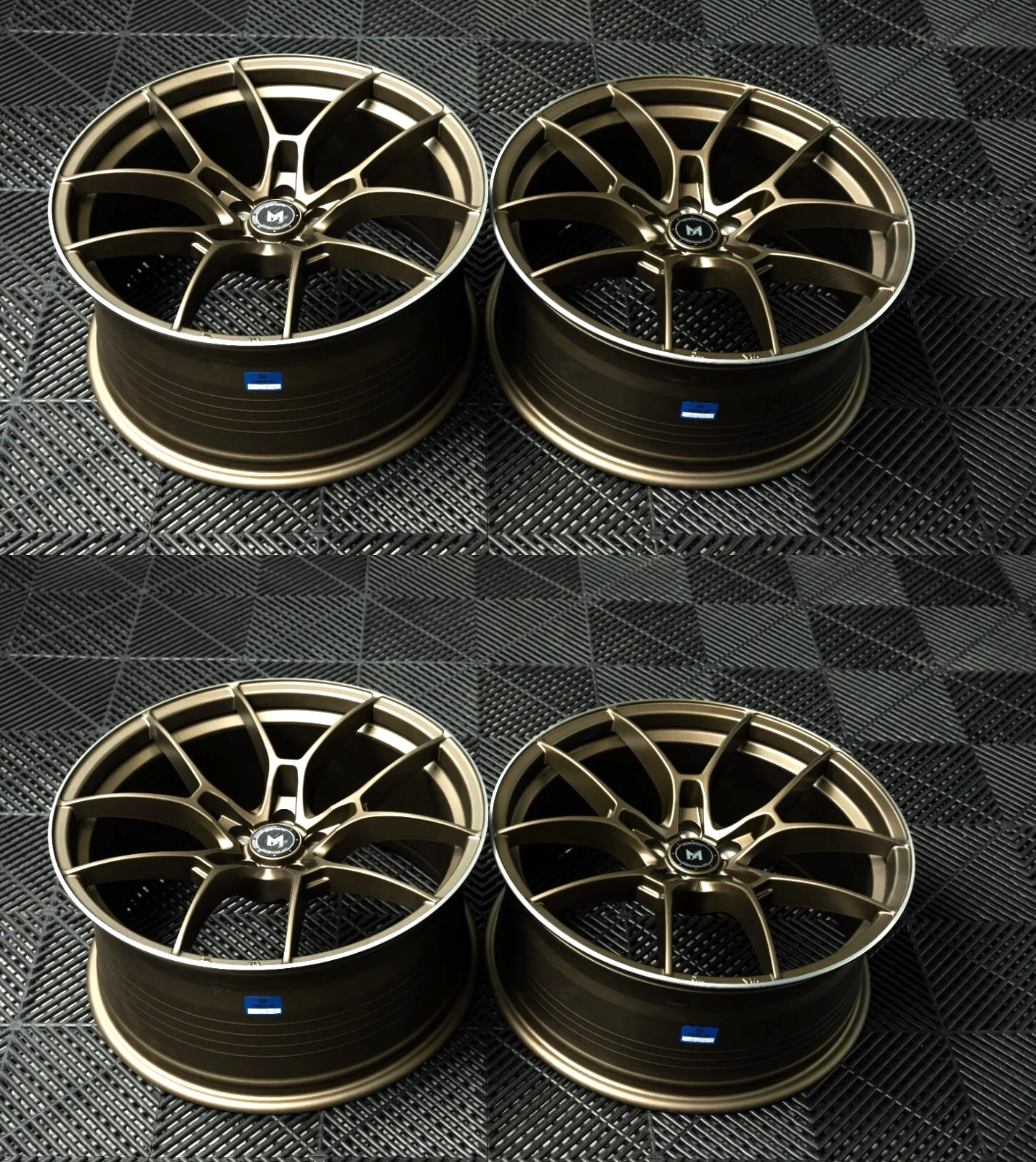 19x8.5/19x9.5 5x114.3 MFlow MFR4 Staggered Bronze 19