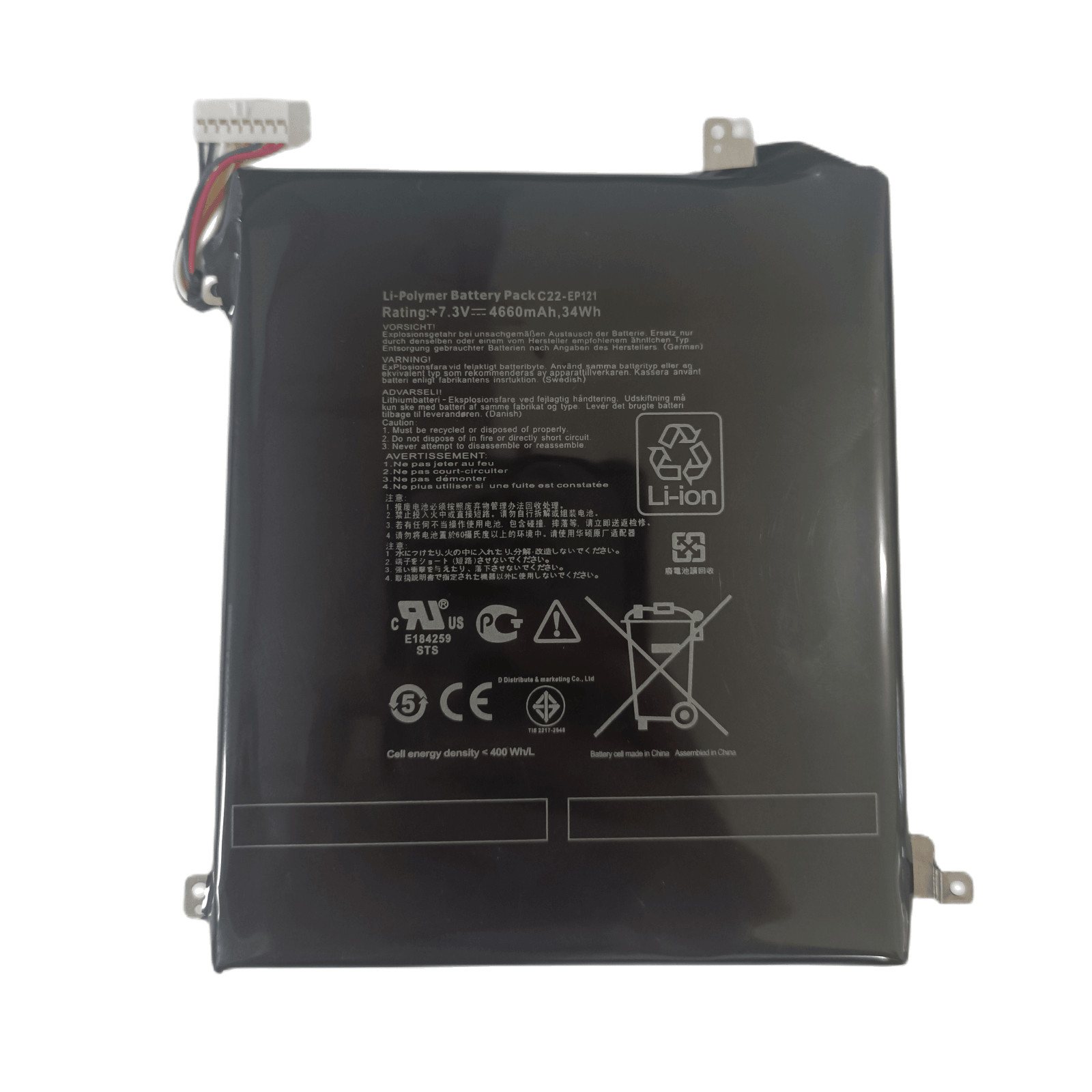 New C22-EP121 34Wh battery For ASUS Eee Pad B121 EP121 B121-1A001F B121-1A00