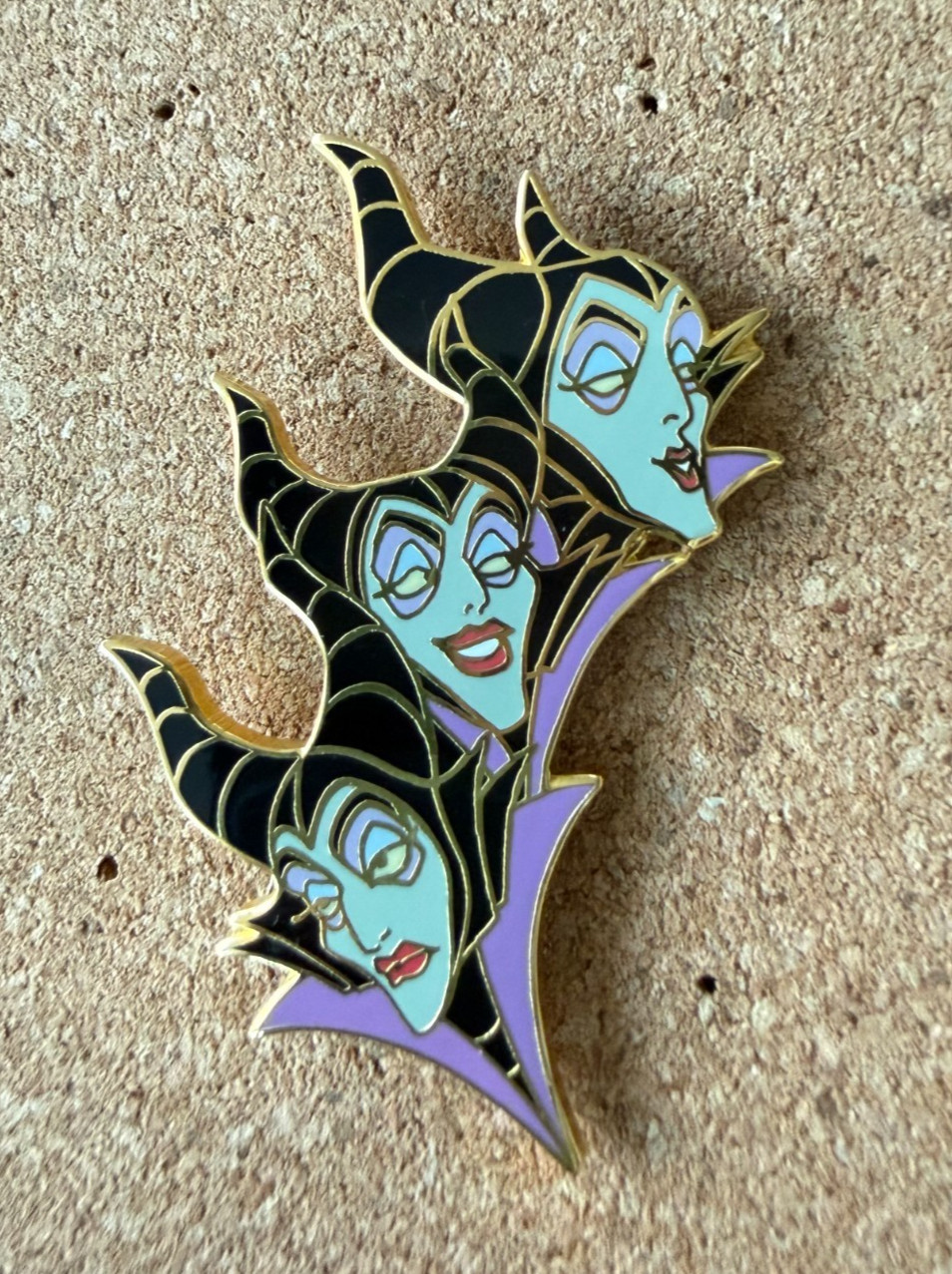 Vintage 2003 Disney Auctions Character Profile Maleficent Limited Edition Pin Vintage 2003 Disney Auctions Character Profile Maleficent Limited Edition Pin