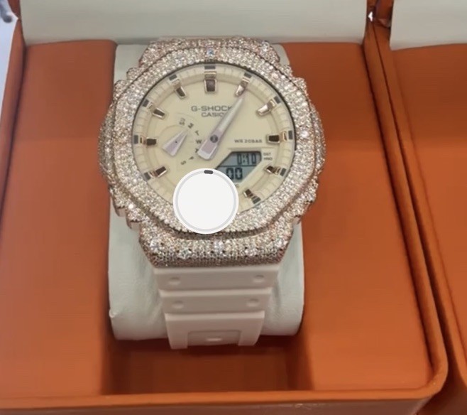 Casio G-Shock   Moisanite Diamond Wrist Watch for Men And Women  - GA-2100-1A