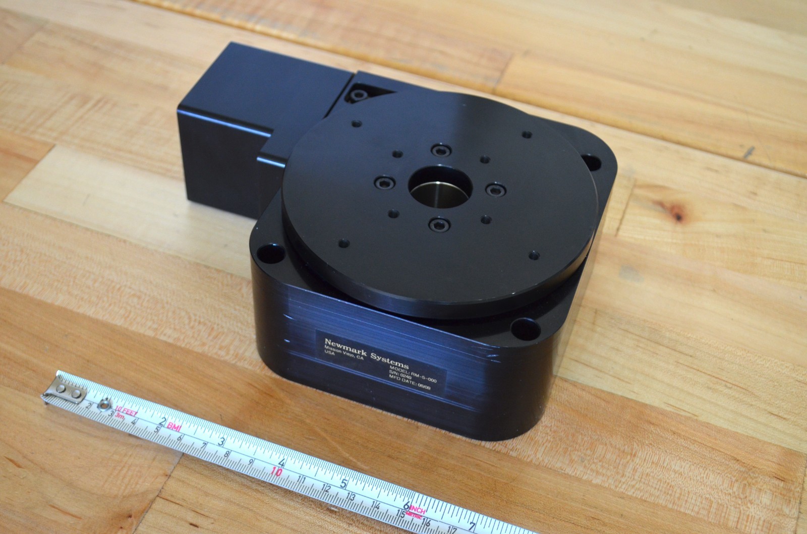 NEW Newmark RM-5-000 Precision Rotary Stage w/ Nema23 Motor Mount - CNC 4th Axis