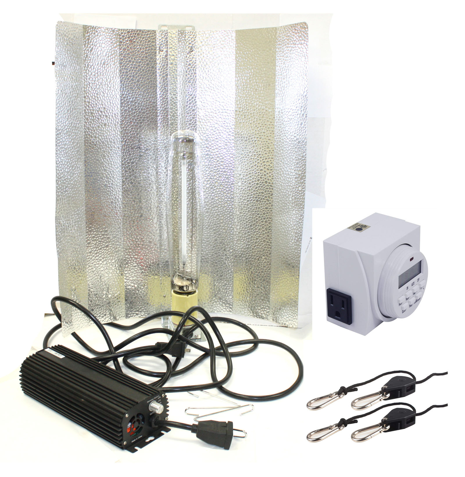 1000W Super Lumen Ballast HPS  Wing Reflector Light Hydroponic Grow Light Kit