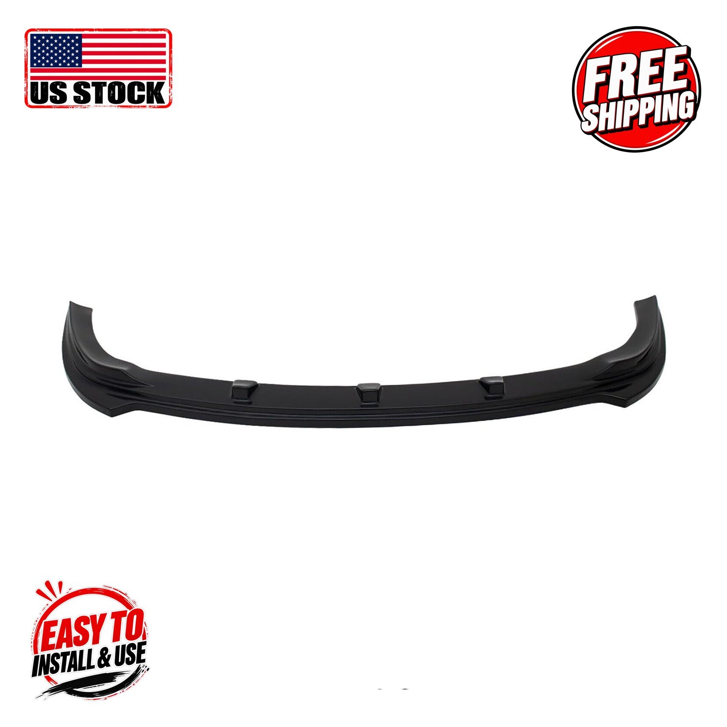 NISSAN X-TRAIL SUV 2014-2017 Front Bumper Splitter (Black) ABS