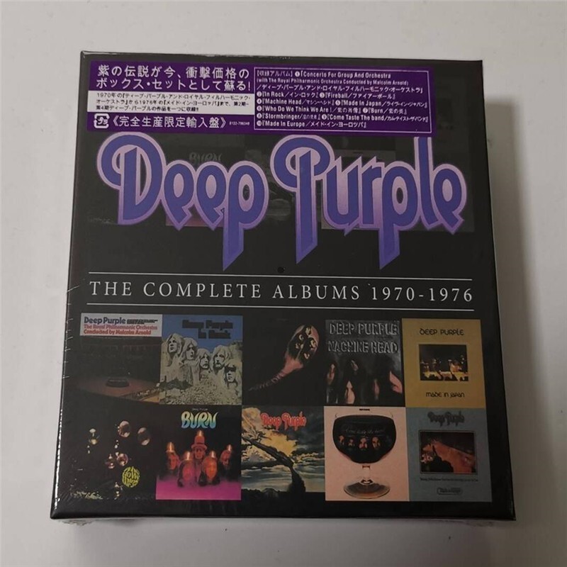 Deep Purple 1970-1976 Complete Album Box Set 10CD Collection