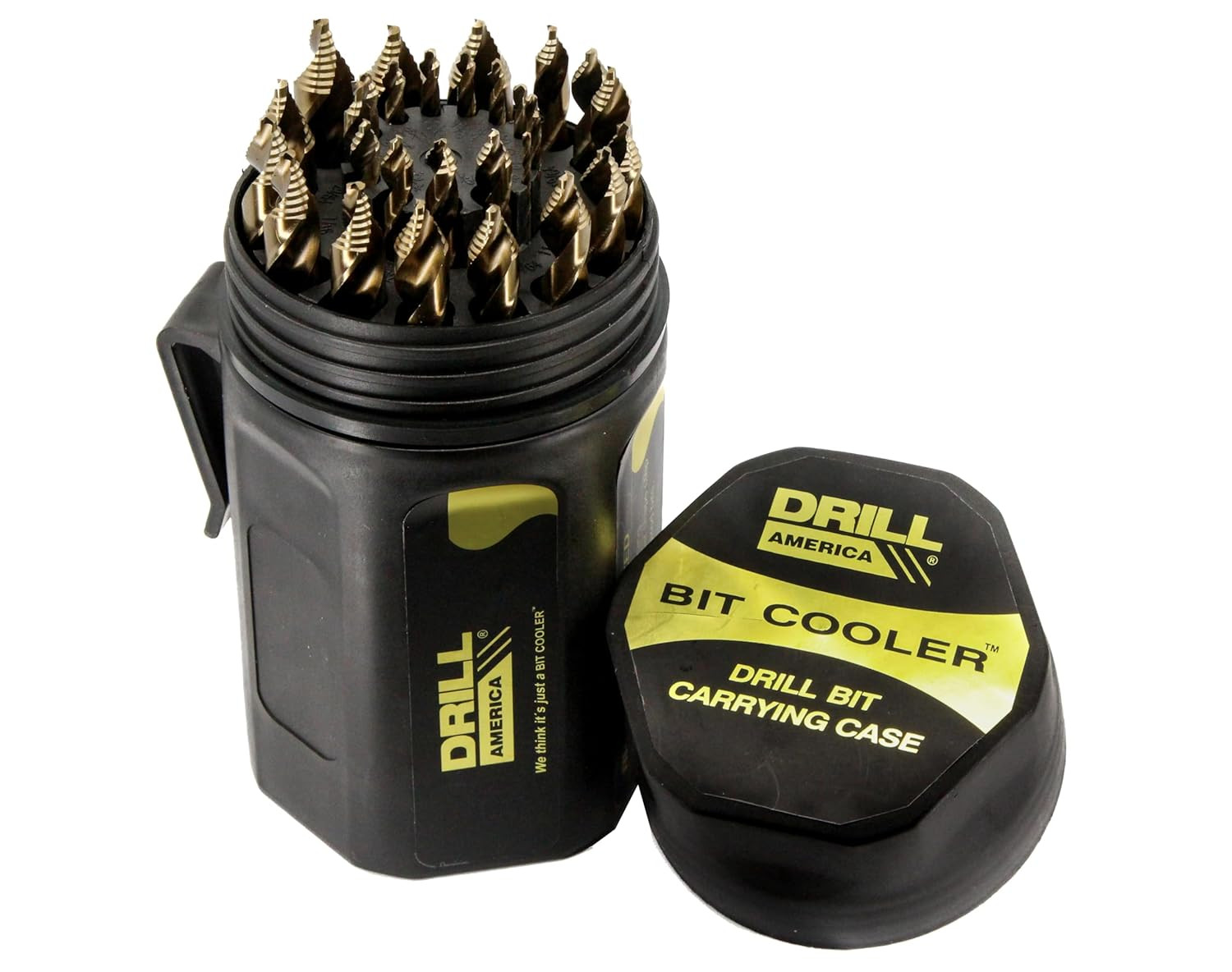 29 Piece Cobalt Stepped Point Drill Bit Set Gold Oxide Finish 29 Piece Cobalt Stepped Point Drill Bit Set Gold Oxide Finish