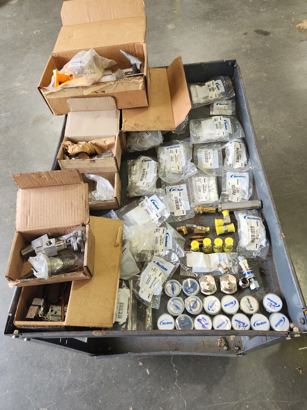 *NEW* Nordson Box of Miscellaneous Parts for Spray System (#227)
