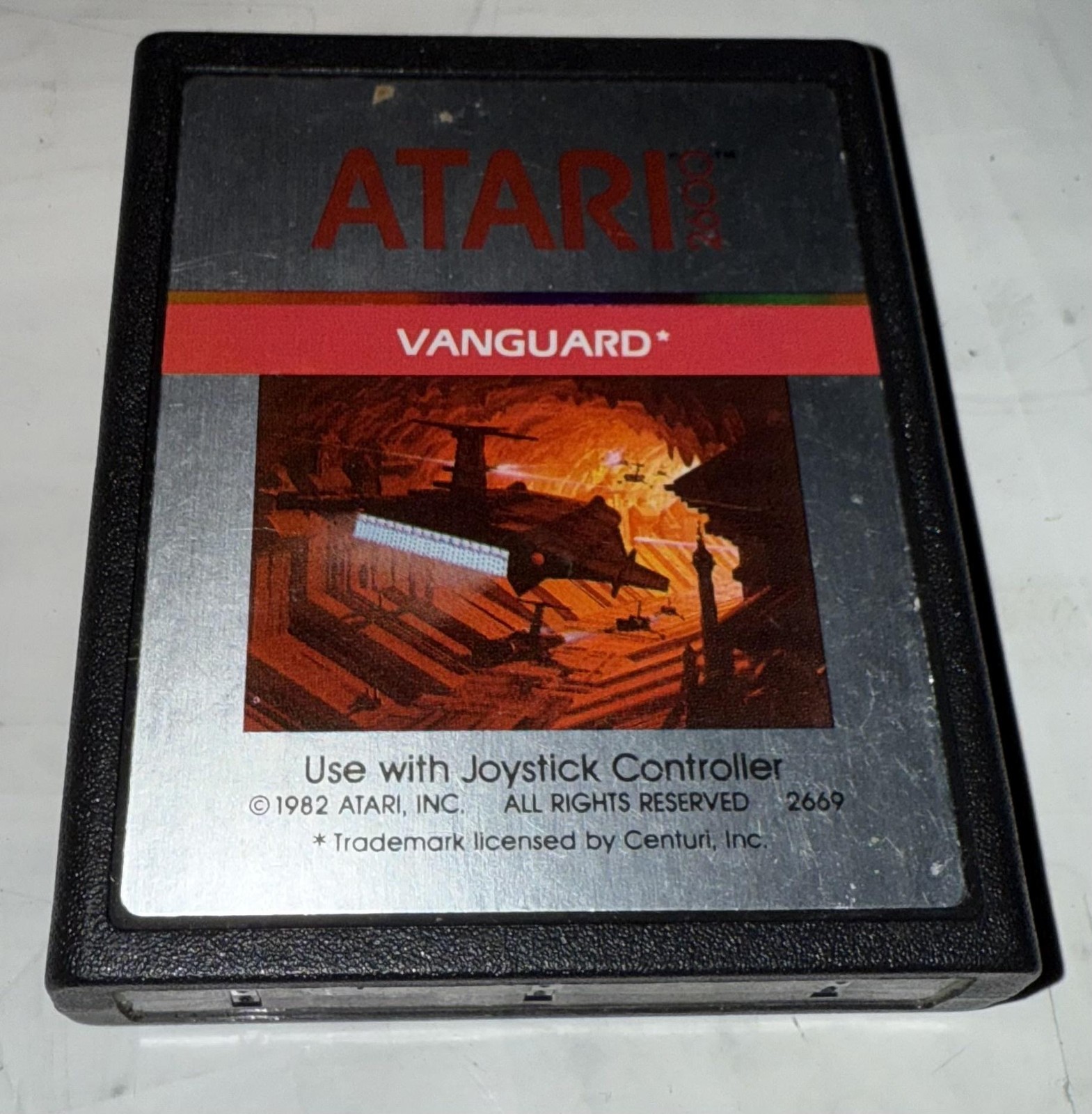 Vintage Vanguard Atari 2600 Game Cartridge 1982 Cart Only NTSC Centuri