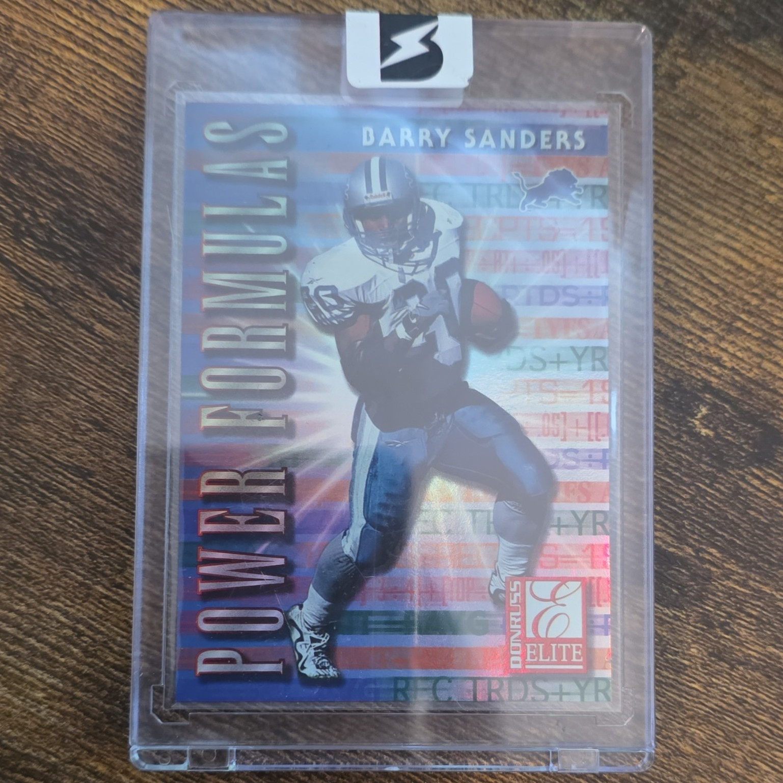 Donruss 1999 Elite Power Formulas Barry Sanders Lions #5 Serial #1229/3500
