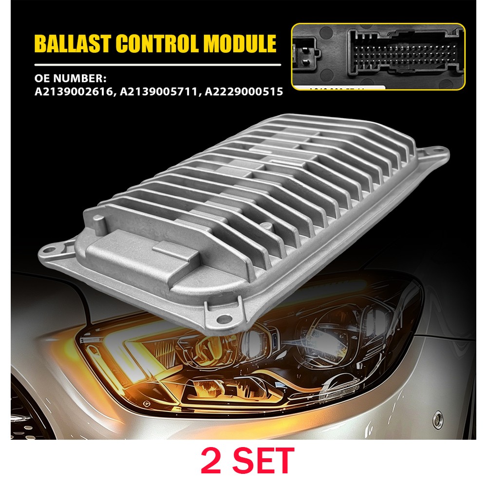 LED Headlight Ballast Control Module For Mercedes E-Class W213 S213 2016-2025 2X