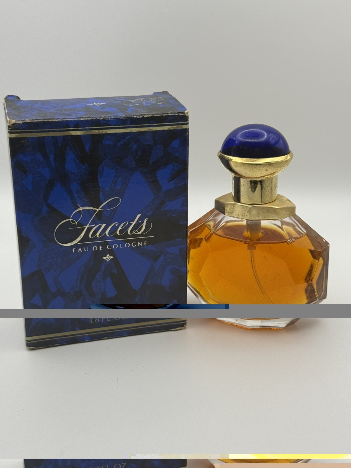 Avon Facets Eau De Cologne Spray 1.8 oz Vintage 1988 New in Box
