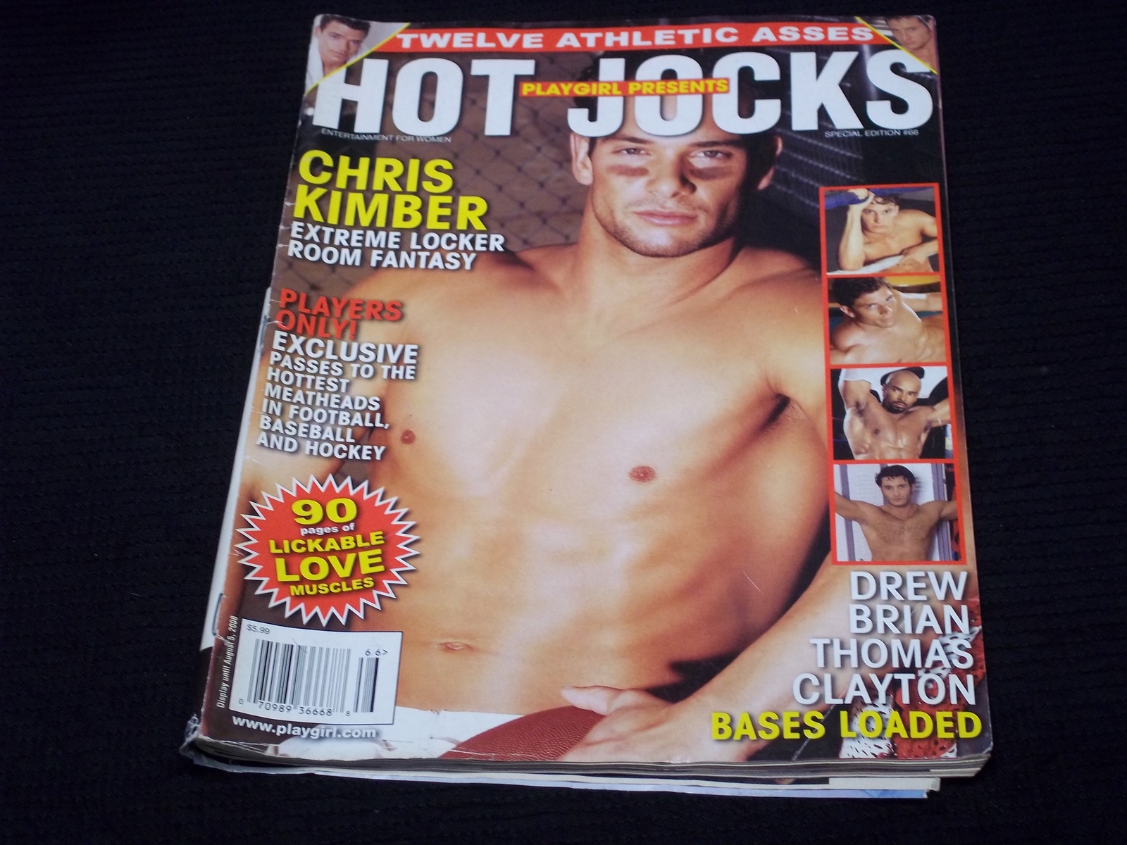 PLAYGIRL HOT JOCKS #66 MAGAZINE - CHRIS KIMBER NICE SPECIAL ISSUE - H 4277
