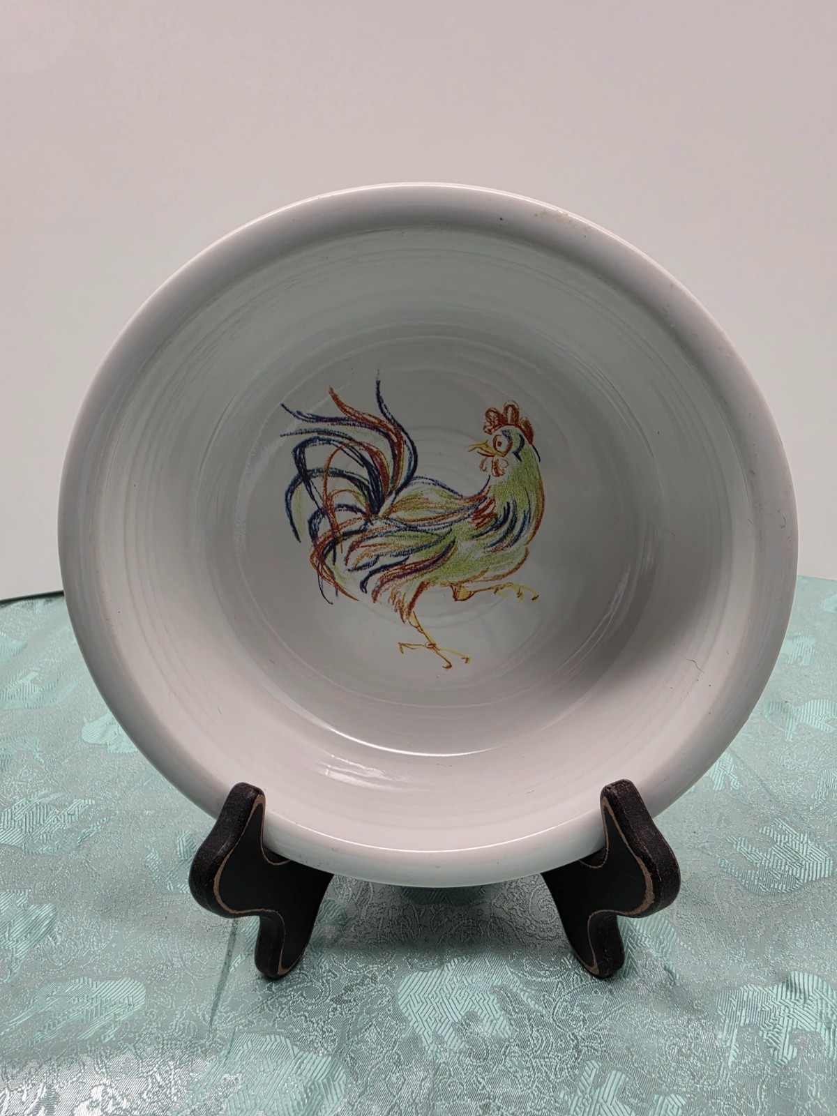 Rare Rooster Fiesta Ware Bowls