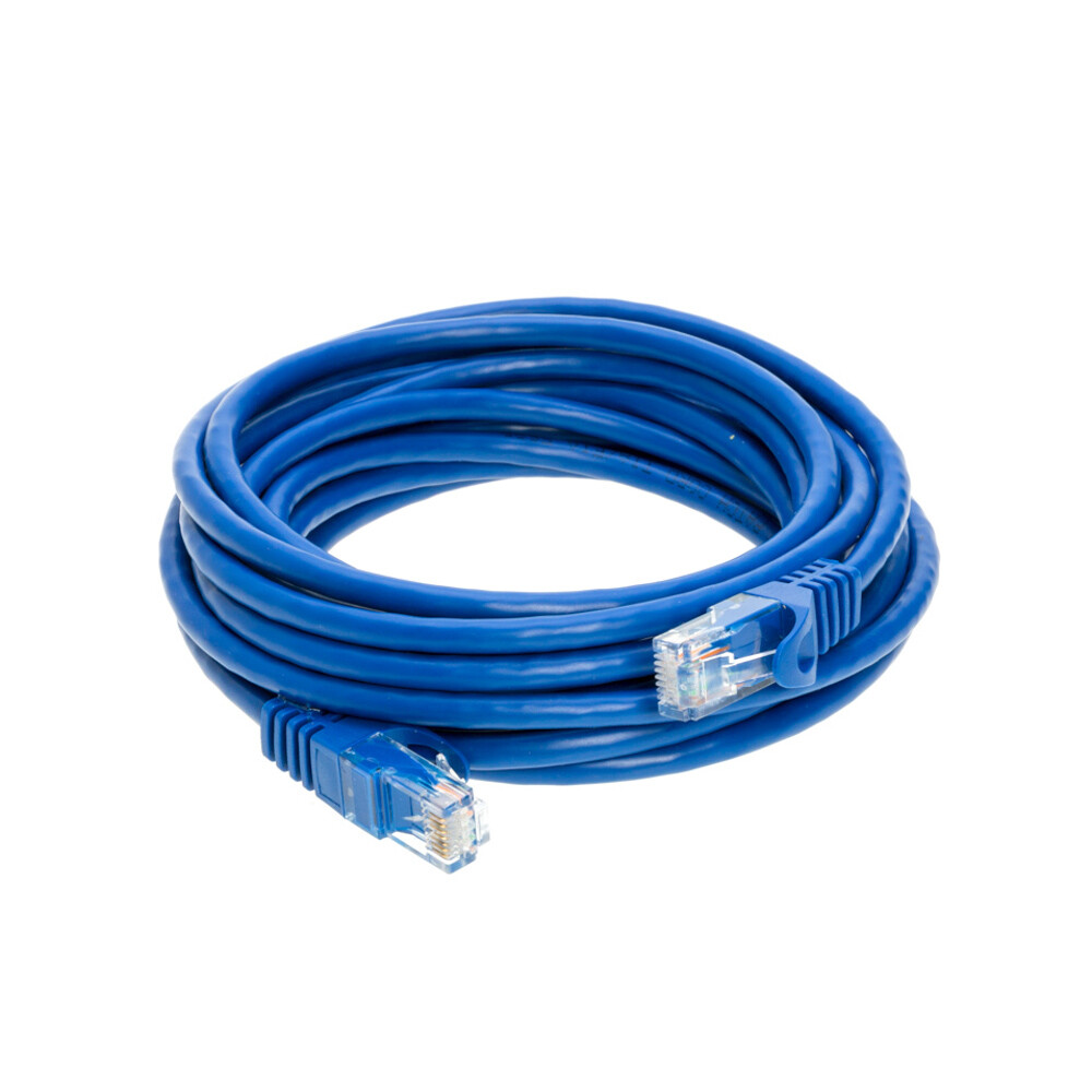 CAT6 Ethernet Patch Cord RJ-45 LAN Network Cable Blue 25FT- 200FT Multi-Pack LOT