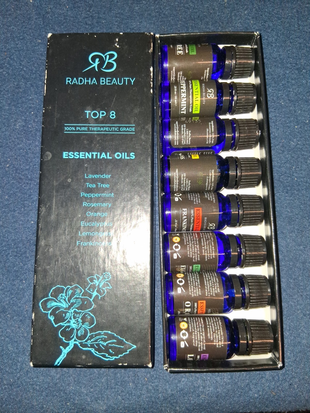 Radha Beauty Top 8 Essential Oils NEW 