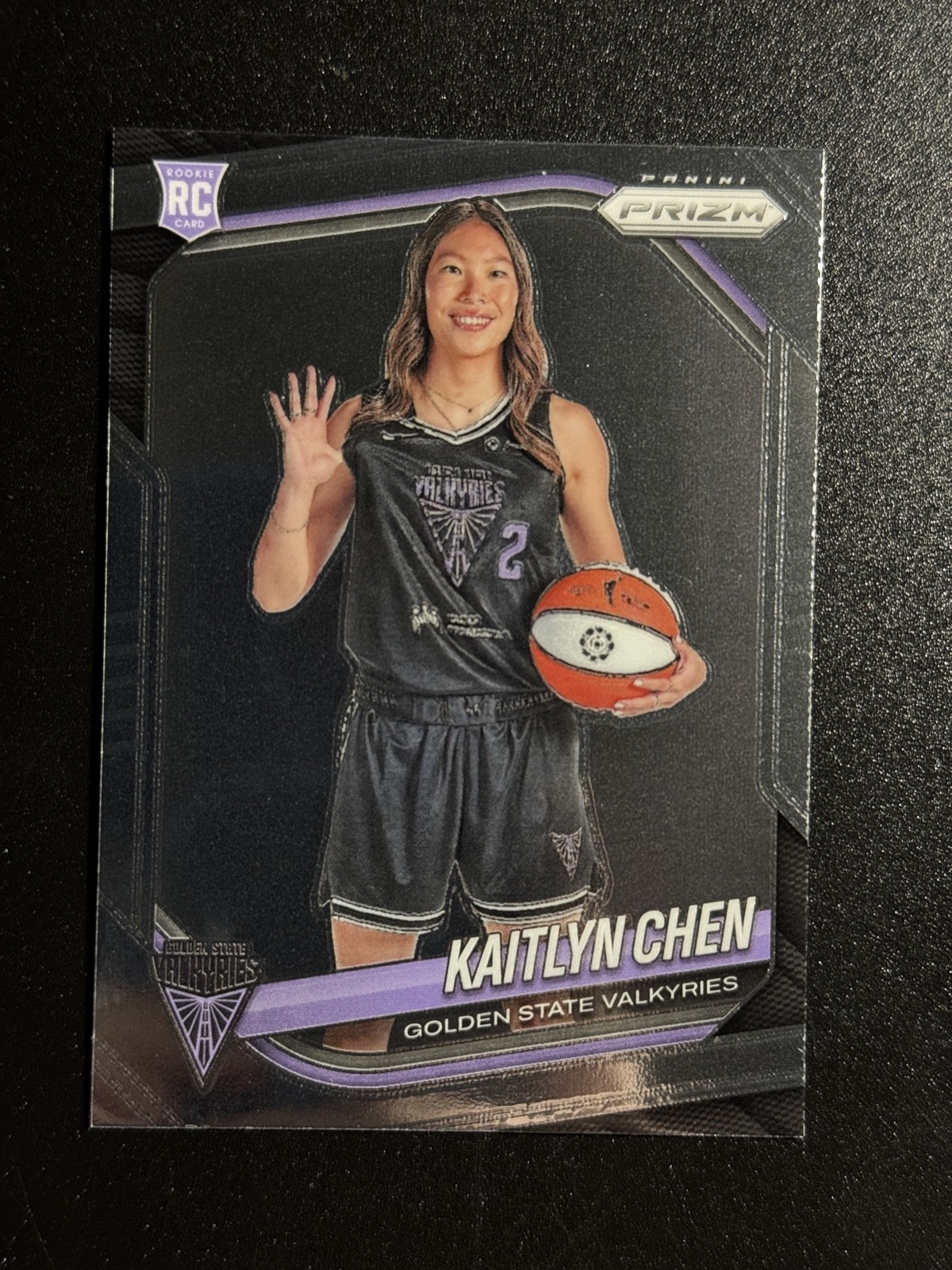 2025 Panini Prizm WNBA - Rookie Variation Kaitlyn Chen #143 (RC) 2025 Panini Prizm WNBA - Rookie Variation Kaitlyn Chen #143 (RC)