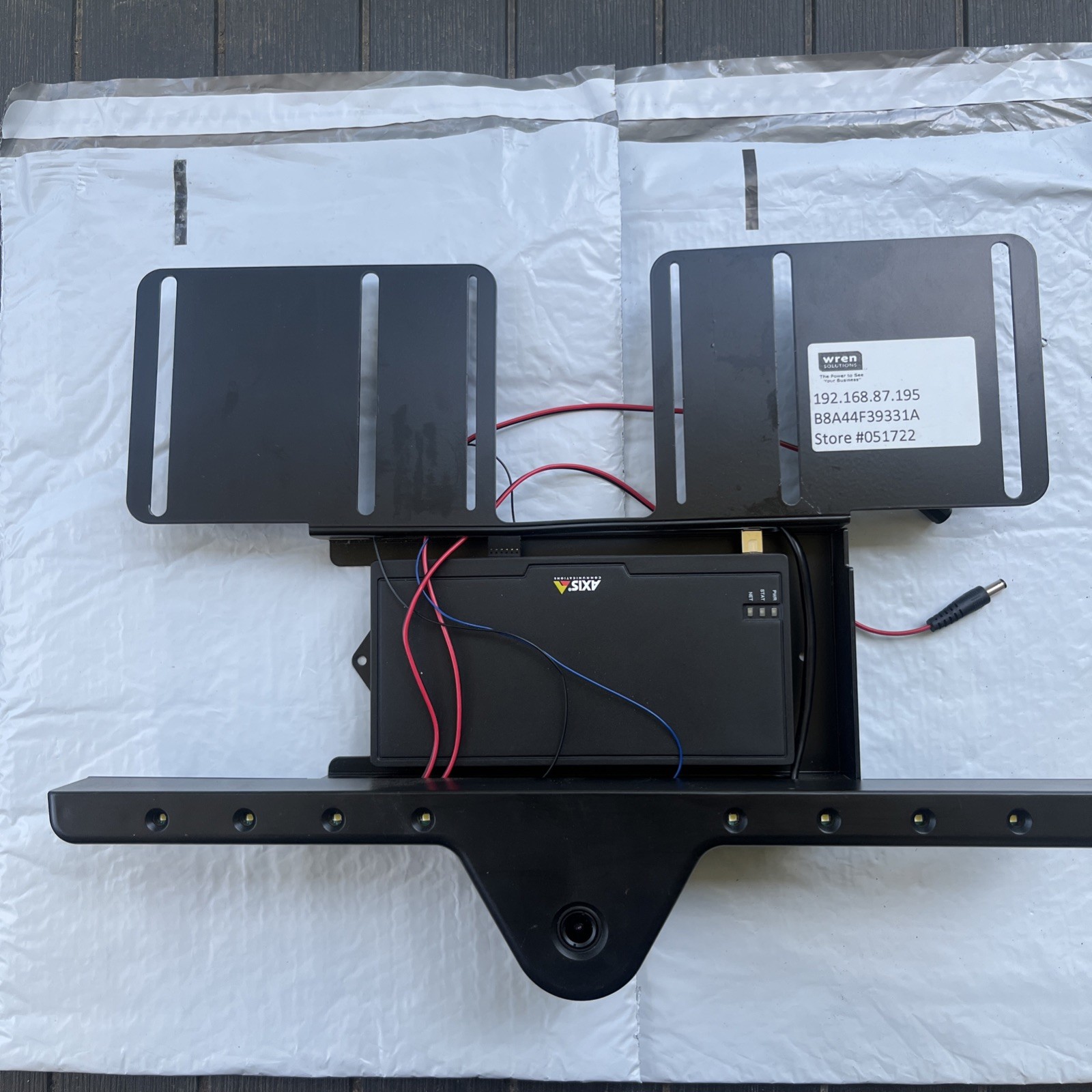 WREN solutions MCLB assembly Monitor Mount Camera. 192.168.87.188 WREN solutions MCLB assembly Monitor Mount Camera. 192.168.87.188