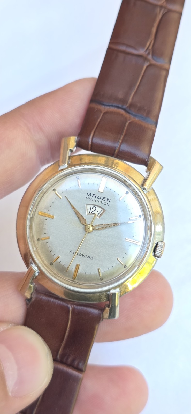 Vintage 1950\'s Gruen Precision Autowind Power Reserve 550 RI 934 Men\'s Watch Vintage 1950\'s Gruen Precision Autowind Power Reserve 550 RI 934 Men\'s Watch
