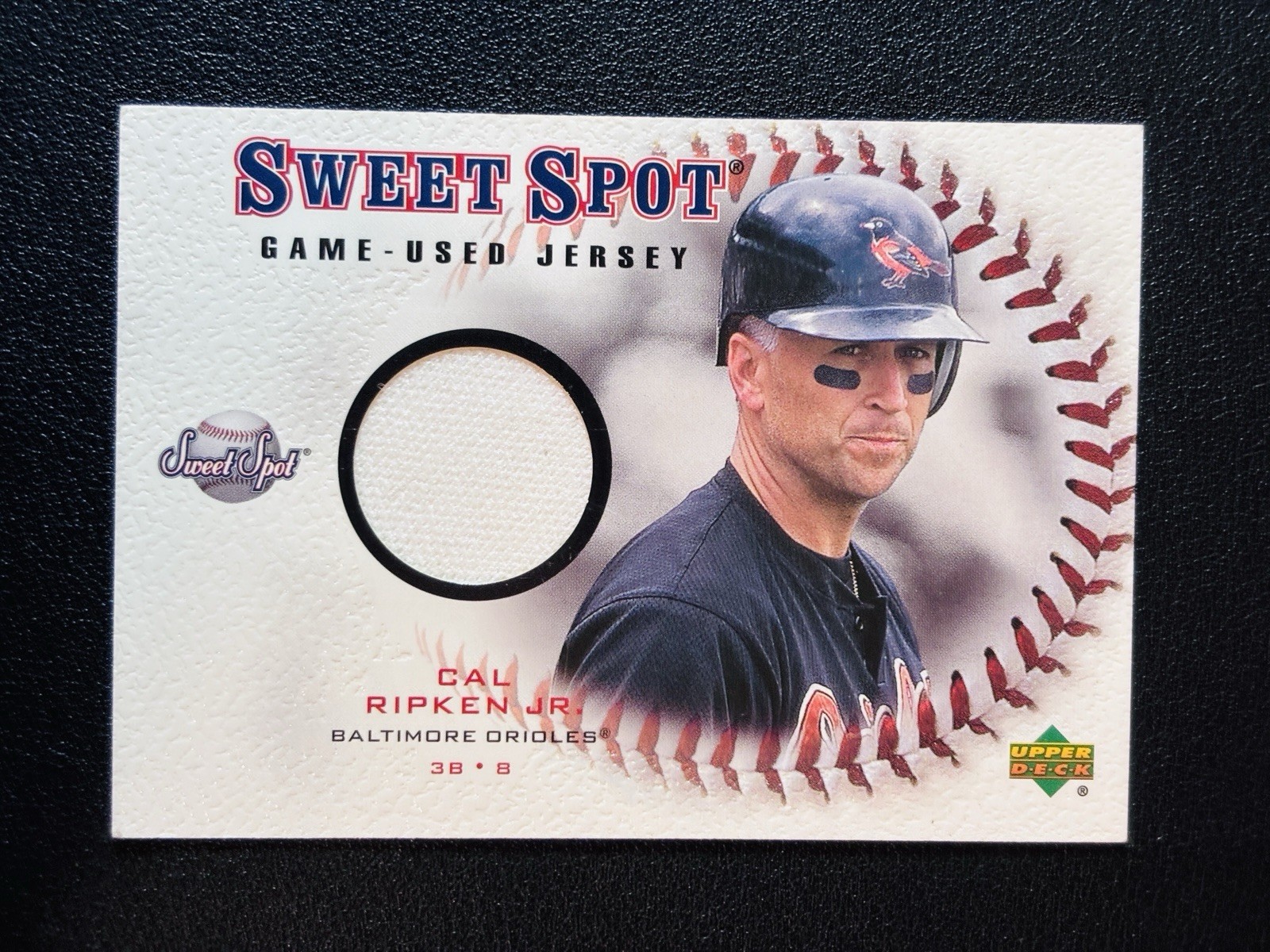 2001 Upper Deck Sweet Spot - Game-Used Jerseys Cal Ripken #J-CR (MEM)