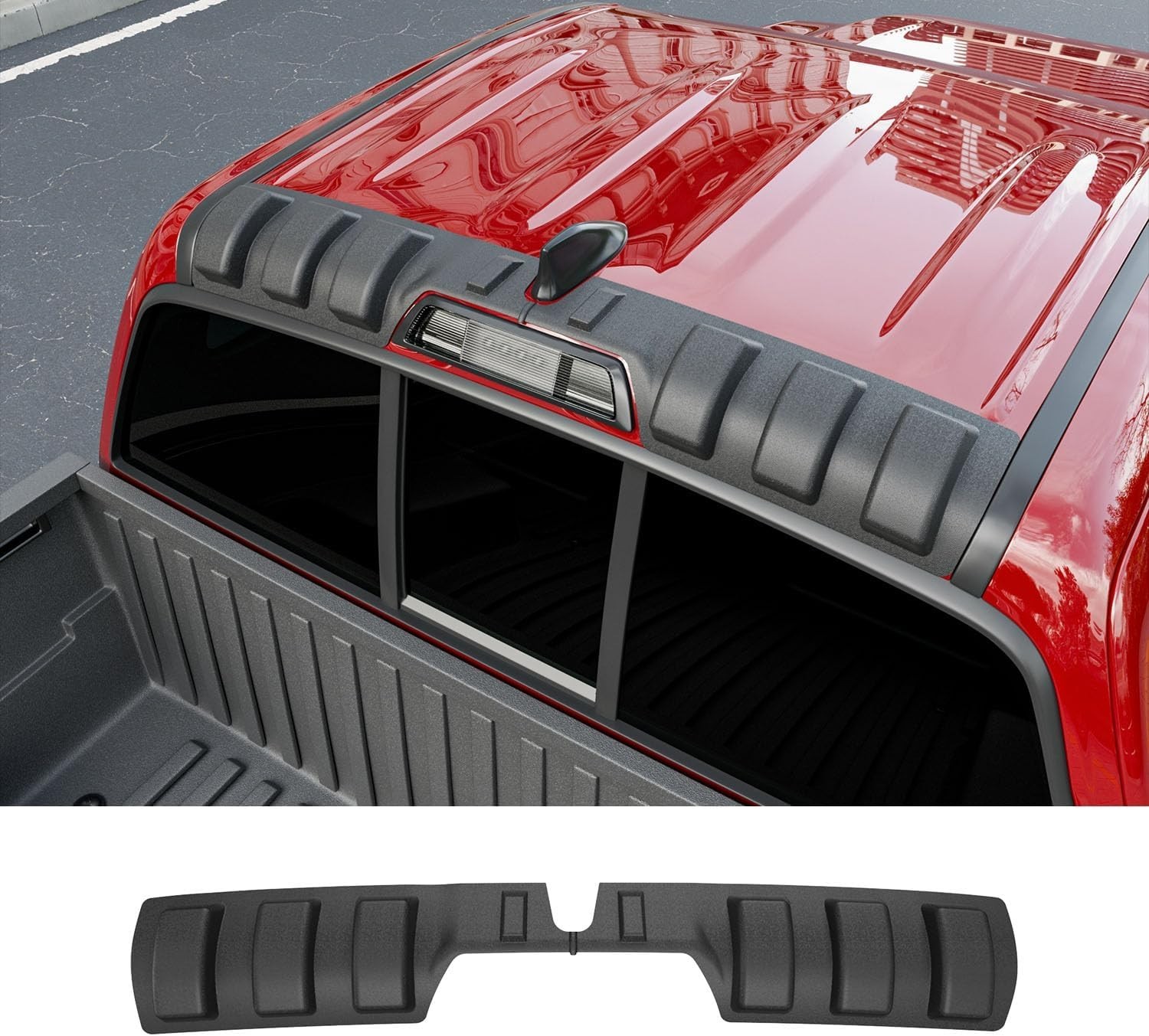 For 2016-2023 Toyota Tacoma Rear Roof Protector Truck Cab Roof Protector Spoiler For 2016-2023 Toyota Tacoma Rear Roof Protector Truck Cab Roof Protector Spoiler