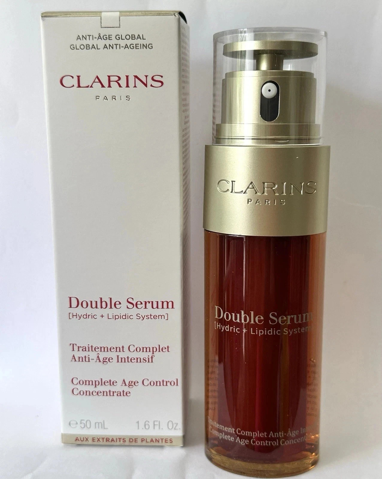 Clarins Age Control Face Serum Concentrate 1.6 Oz NIB NEW Clarins Age Control Face Serum Concentrate 1.6 Oz NIB NEW