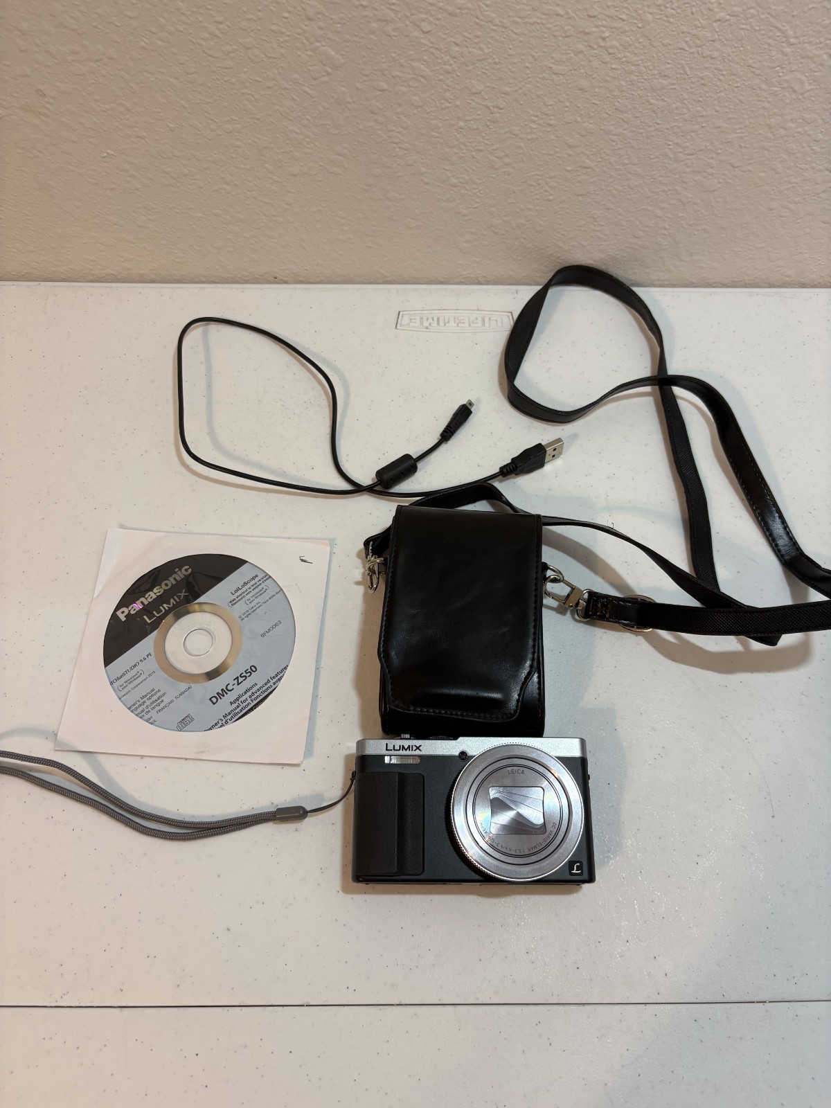 Panasonic Lumix DMC-ZS50 Digital Camera - Silver TESTED WORKS