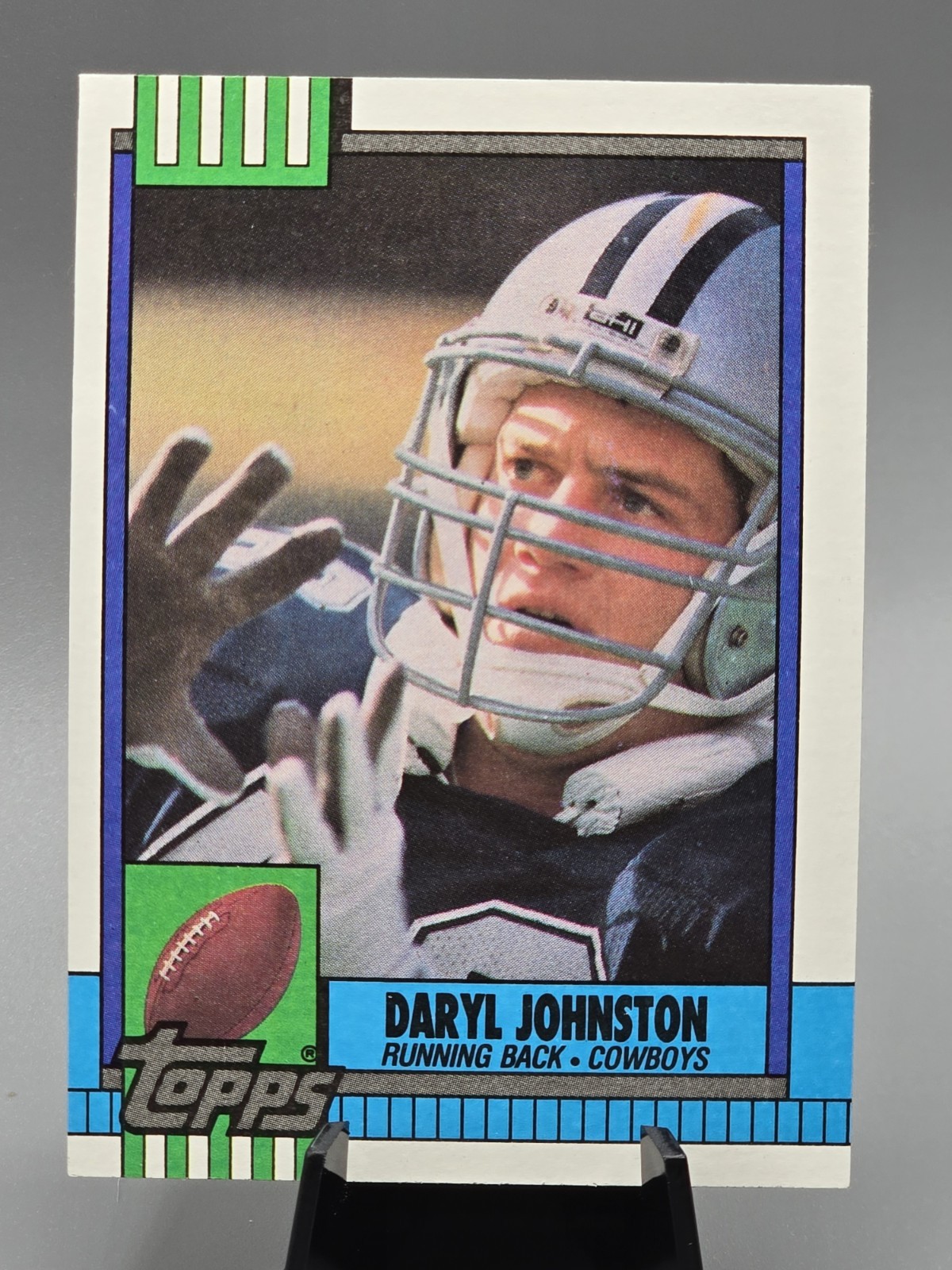 1990 Topps Football - Daryl Johnston #489 Dallas Cowboys TE 