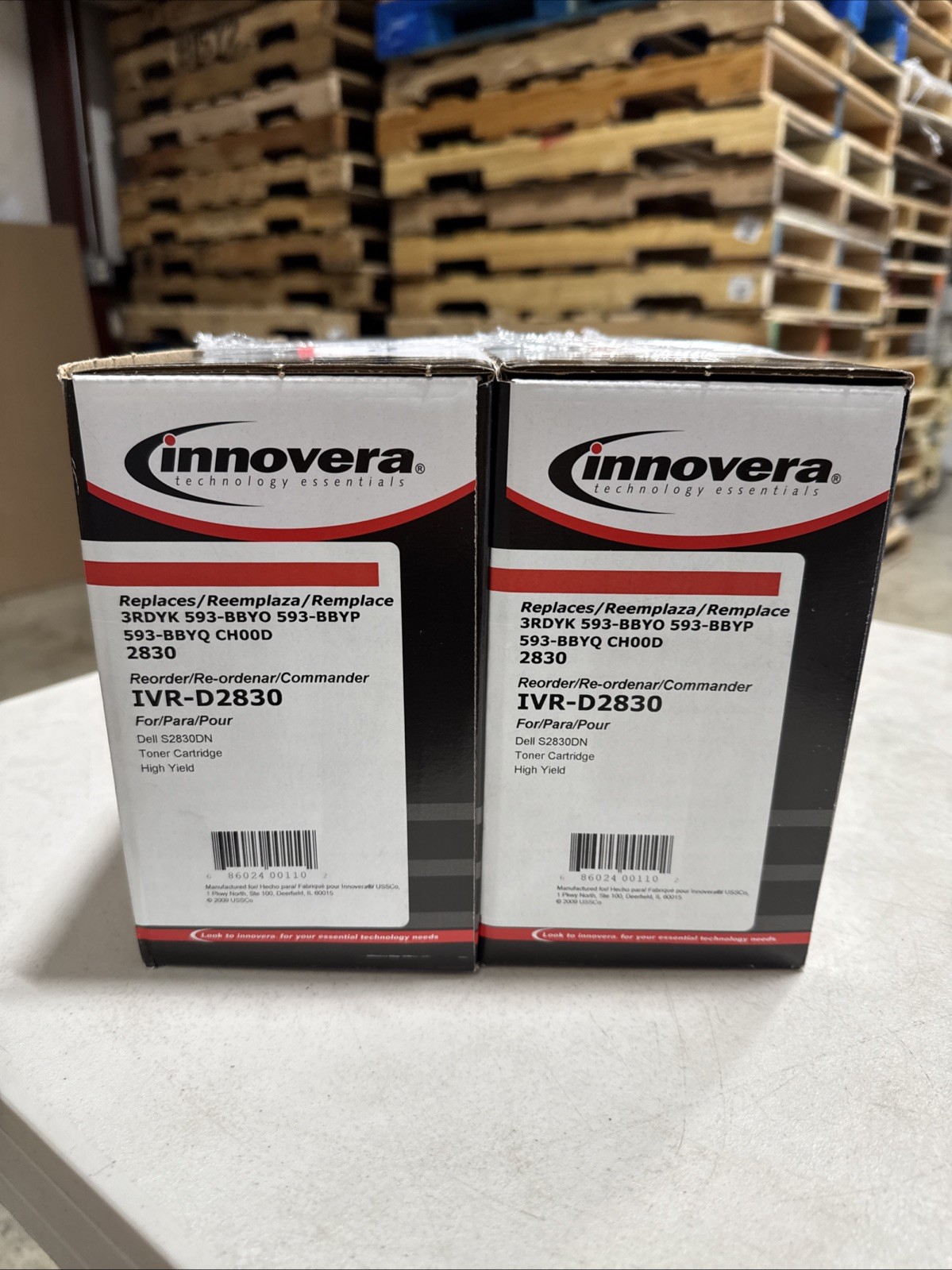 Innovera D2830 8500 Page-Yield High-Yield Toner Black New 2 PACK