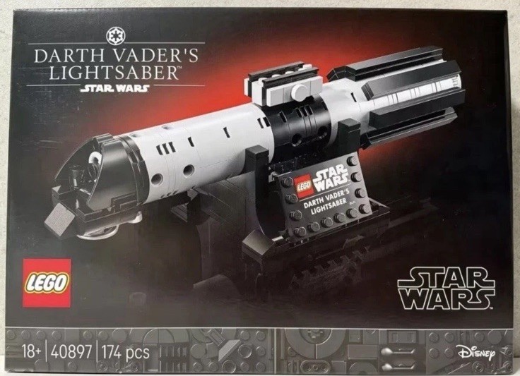 Lego 40897 STAR WARS Darth Vader’s Lightsaber 174 pcs GWP Sealed Ships NOW