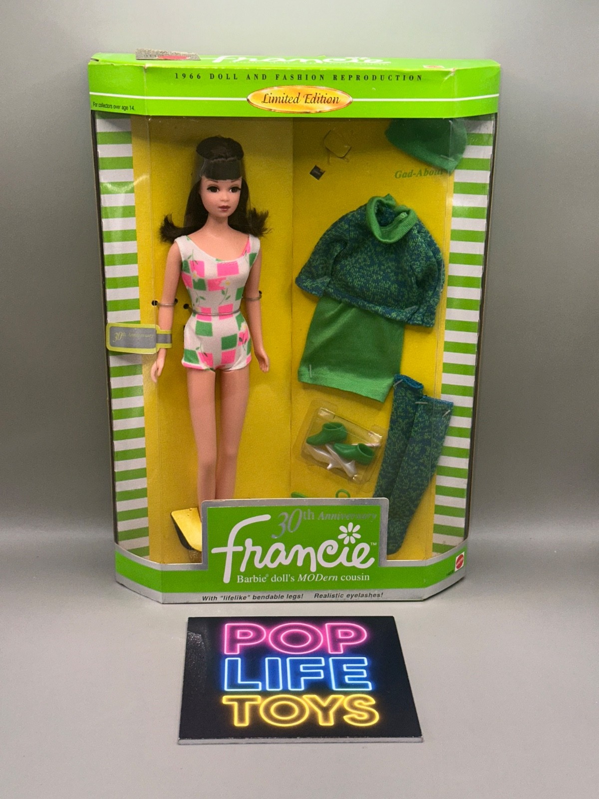 Vintage 1996 Mattel Barbie “30th Anniversary Francie” #14608 *NRFB*