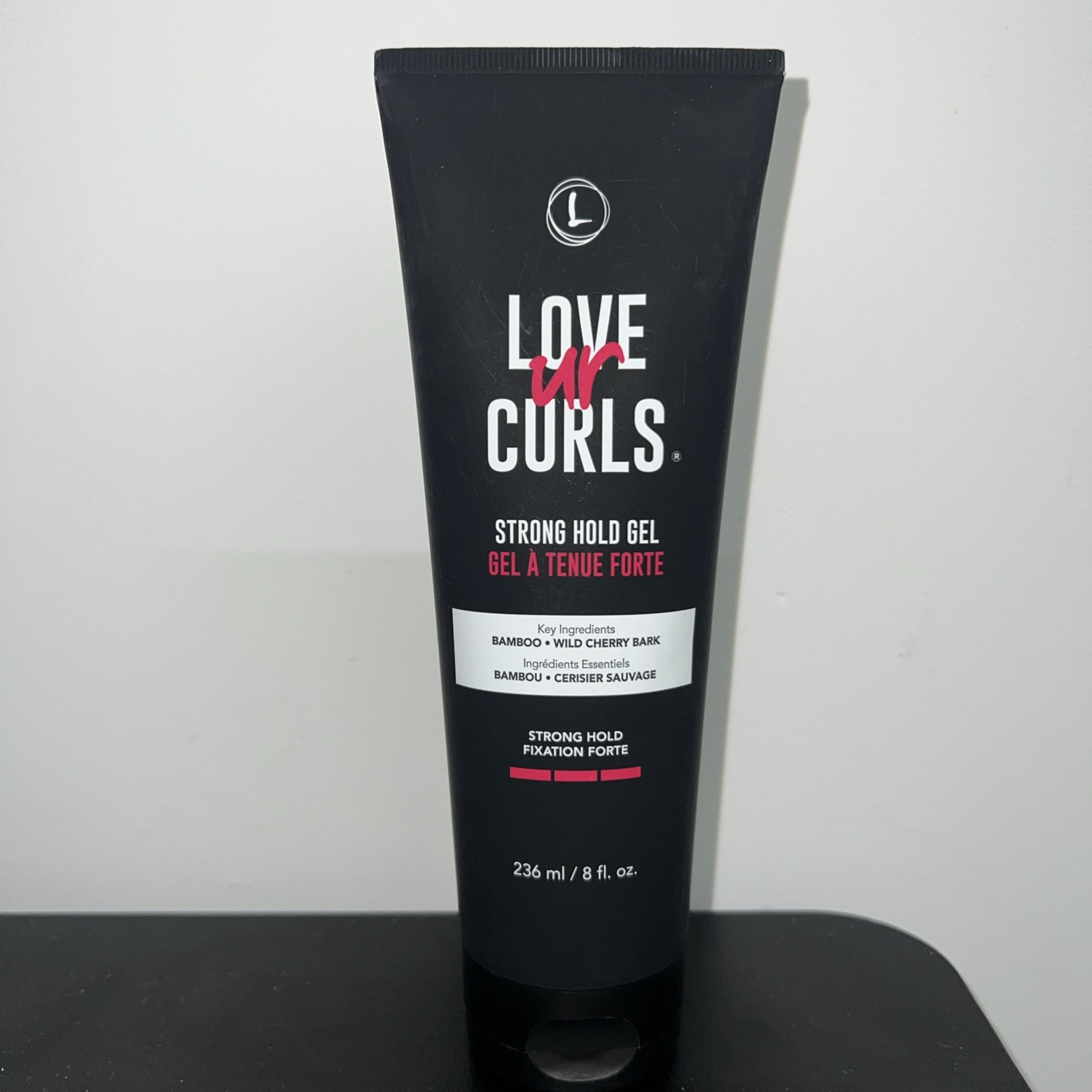 Love Ur Curls Strong Hold Gel Bamboo & Wild Cherry Bark 8 fl oz. Love Ur Curls Strong Hold Gel Bamboo & Wild Cherry Bark 8 fl oz.