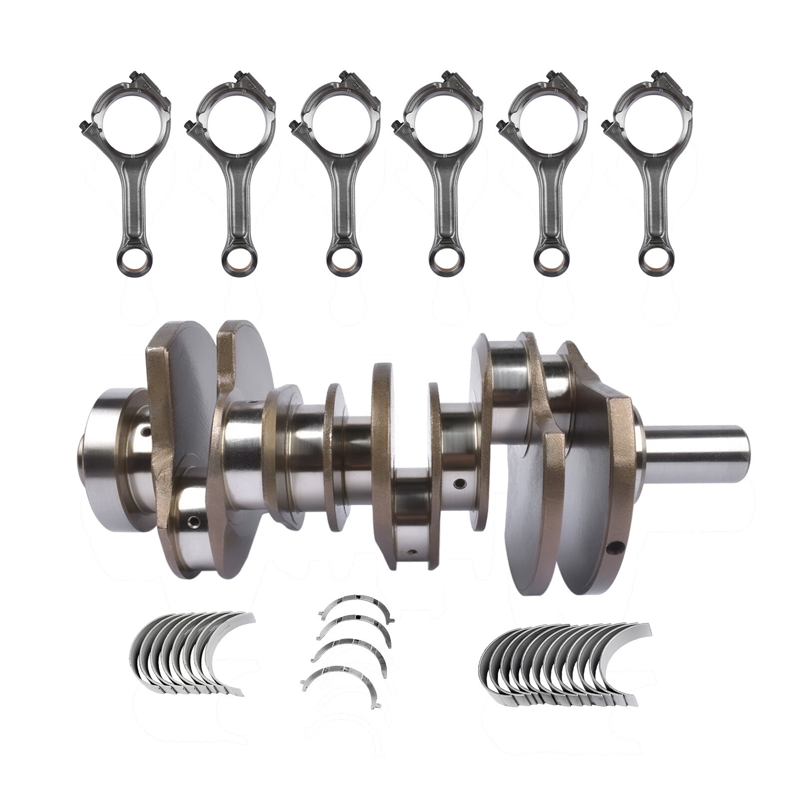 3.0L Engine Crankshaft Bearings Con Rods Kit For 14-18 Jeep WK2 RAM 1500 Diesel