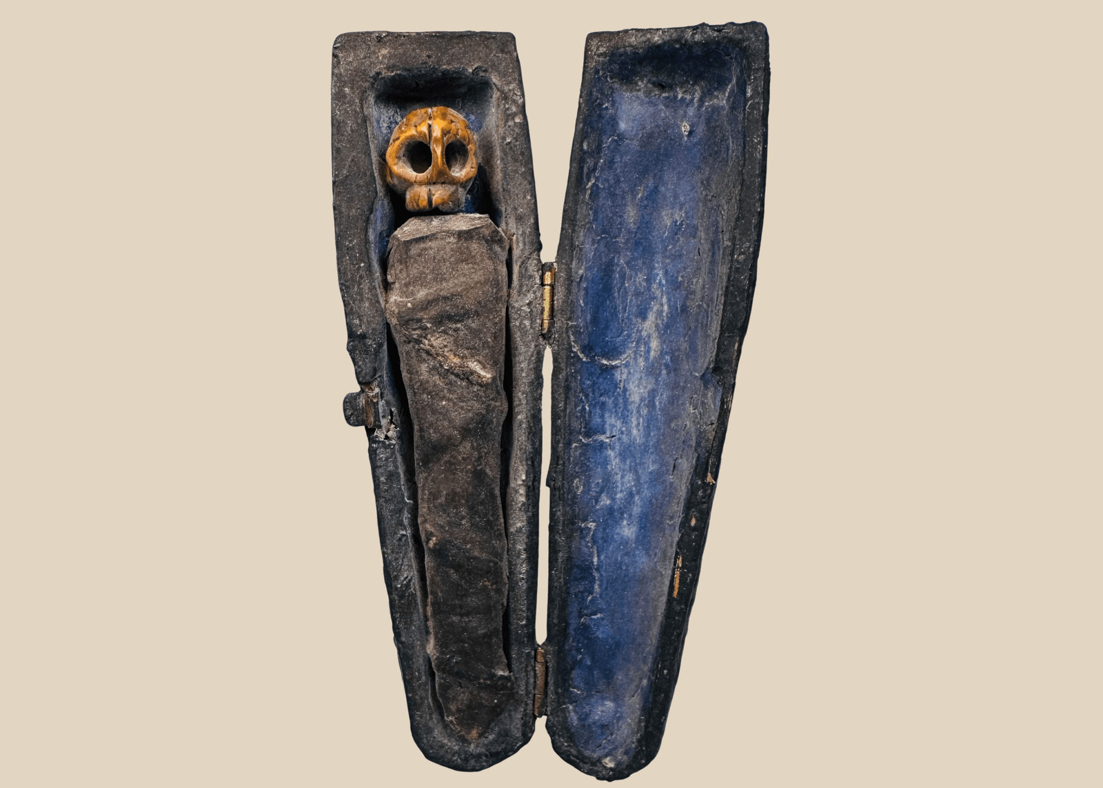 Germanic Miniature Memento Mori Coffin | Circa Late 18th – Early 19th Century