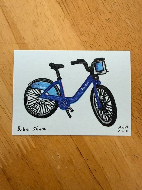 Updated 9/23Anastasia Inciardi mini art prints (incl New York) Ana Inc+FREE SHIP