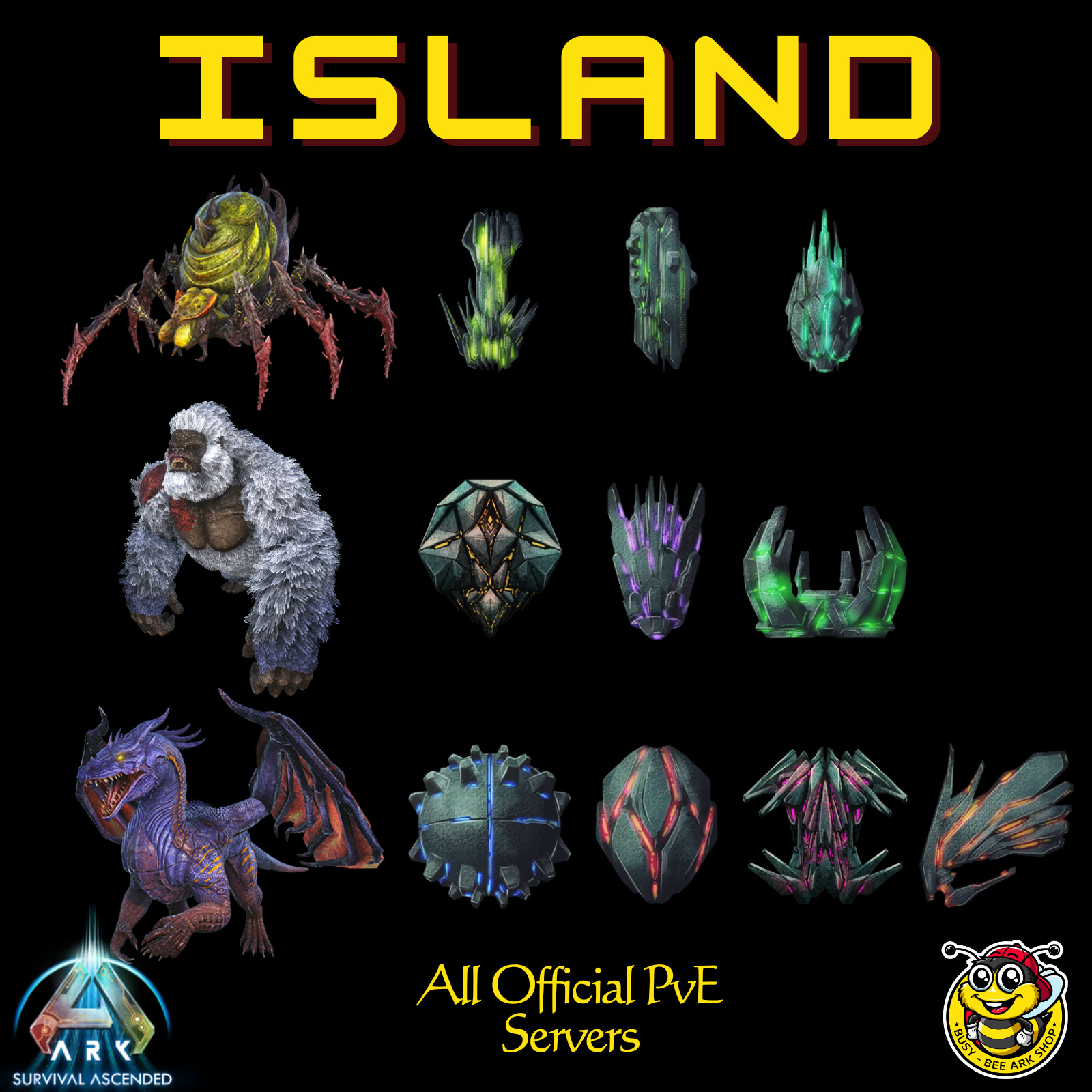 ARK-Survival-Ascended-PVE-Artifacts-PC/XBOX/PS5-ASA-BusyBee