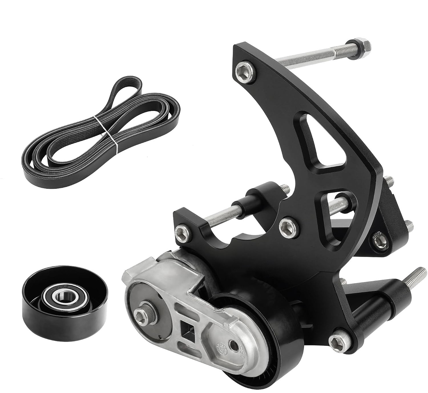 LS Swap R4 AC Compressor Bracket Kit, High Mount A/C Brackets For Chevy GMC SUV LS Swap R4 AC Compressor Bracket Kit, High Mount A/C Brackets For Chevy GMC SUV