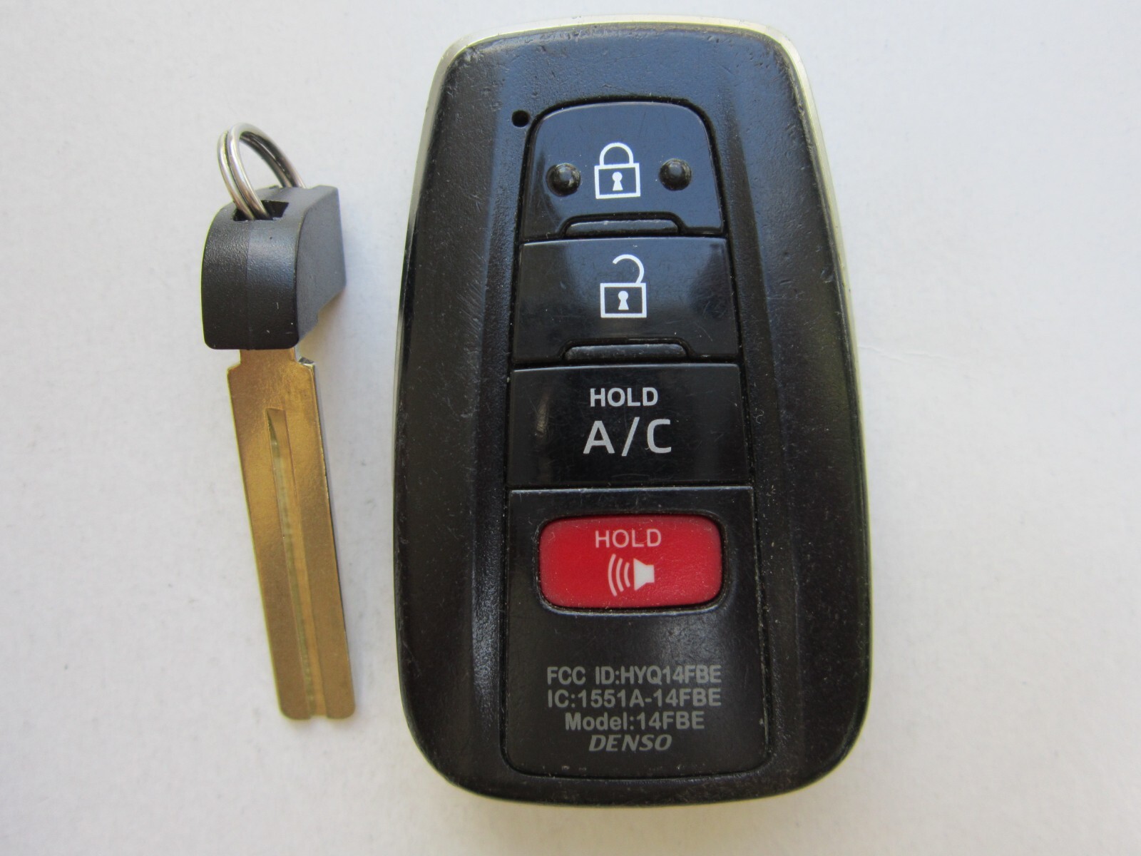 OEM 2017-2020 TOYOTA PRIUS PRIME SMART KEY KEYLESS REMOTE HYQ14FBE UNLOCKED Worn OEM 2017-2020 TOYOTA PRIUS PRIME SMART KEY KEYLESS REMOTE HYQ14FBE UNLOCKED Worn
