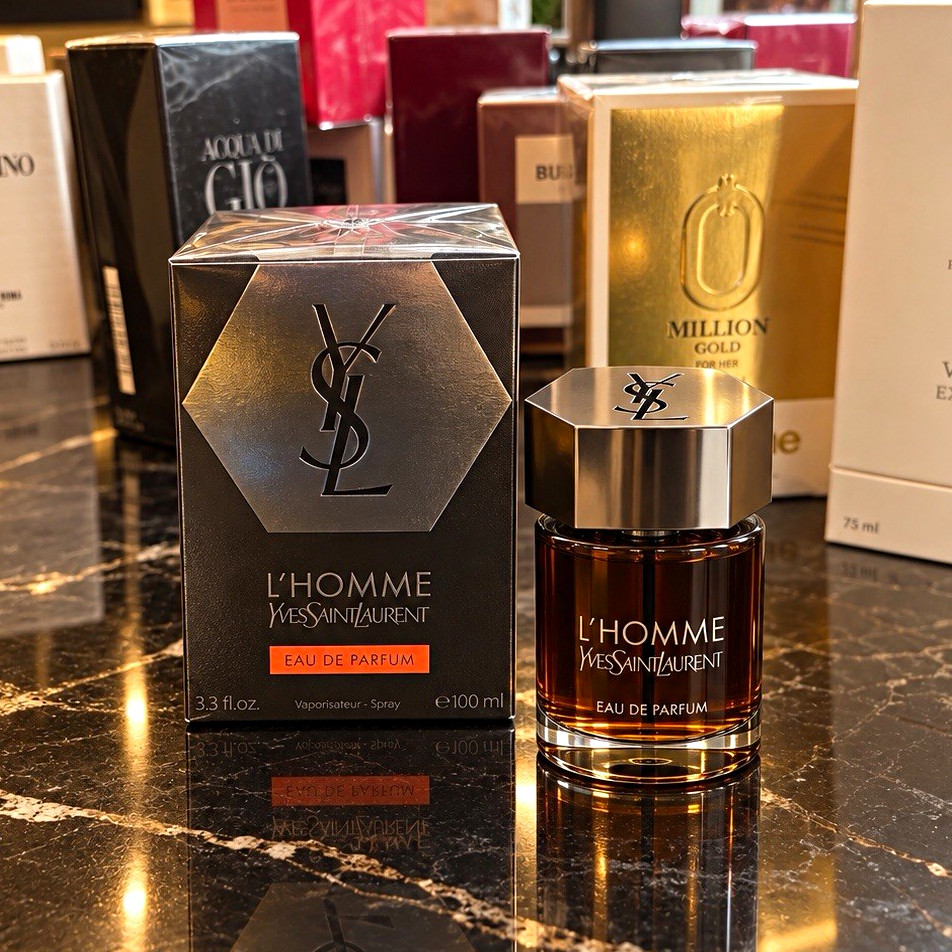 Yves Saint Laurent L\'Homme Eau de Parfum Spray 3.3 fl oz Regular Size Yves Saint Laurent L\'Homme Eau de Parfum Spray 3.3 fl oz Regular Size