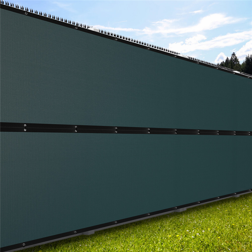 3, 4, 5,6,8 FT Tall Privacy Fence Screen Garden Yard Windscreen Mesh Shade Cover