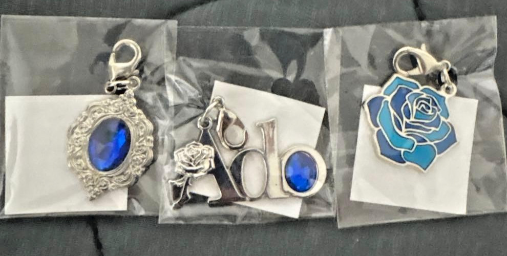 Ado Jewel Charm Logo / Blue Rose Complete Set World Tour 2025 Hibana Limited NEW