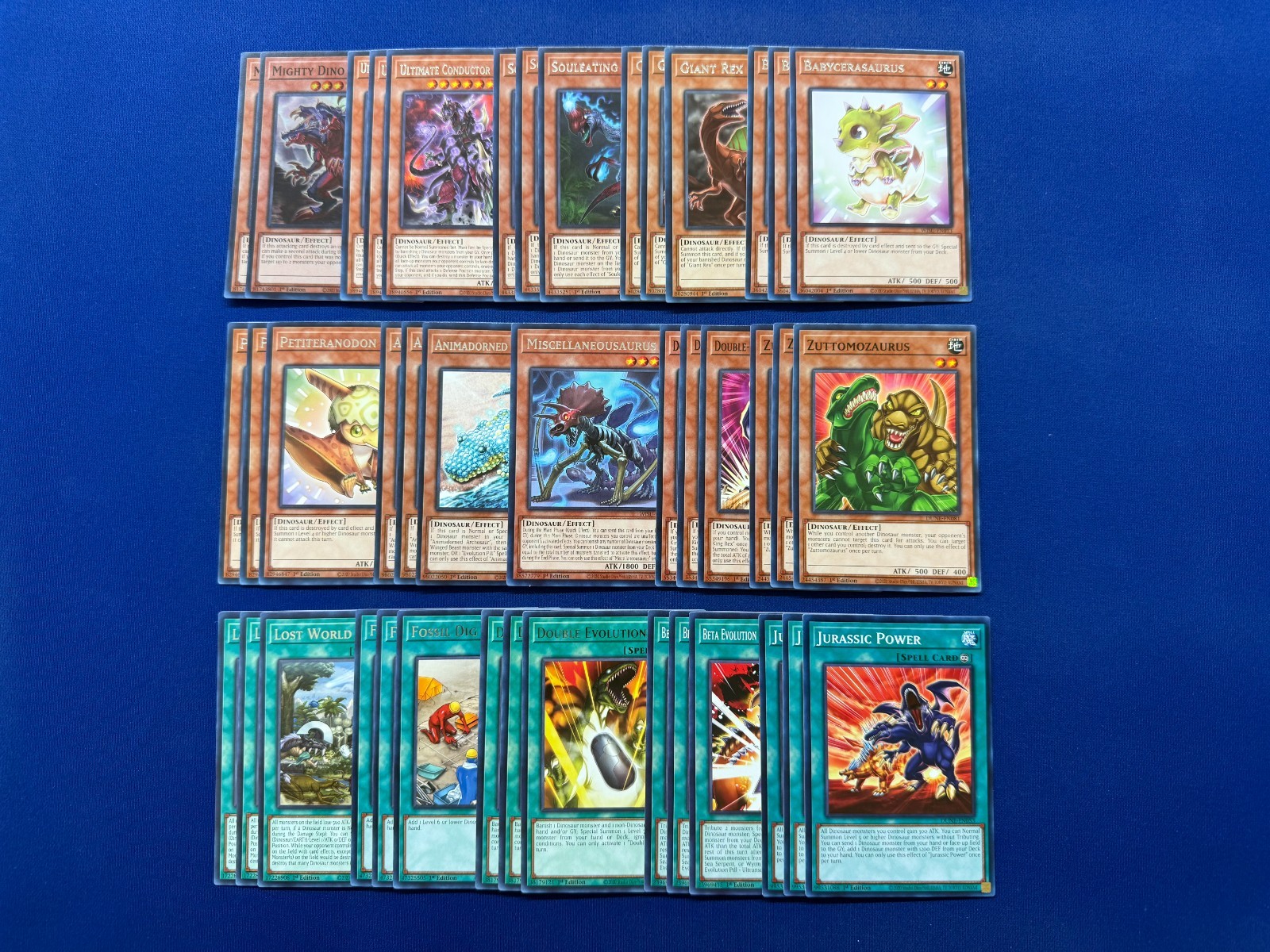 Yu-Gi-Oh GX - Tyranno Hassleberry's Complete Ultimate Conductor Dinosaur Deck