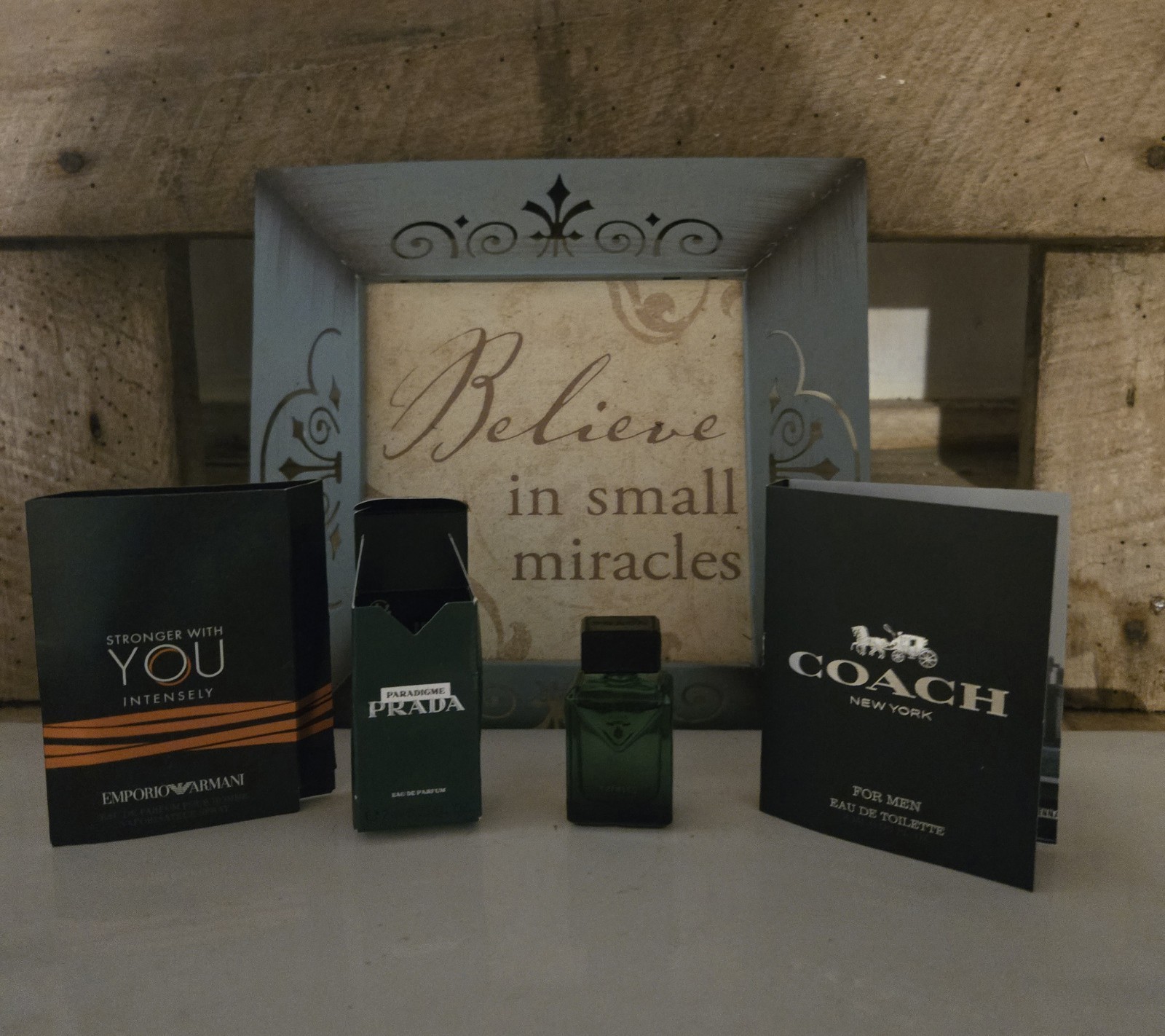 PRADA Paradigme DABBER for Men 7ml/0.23 oz New 2025 and Two Random Samples