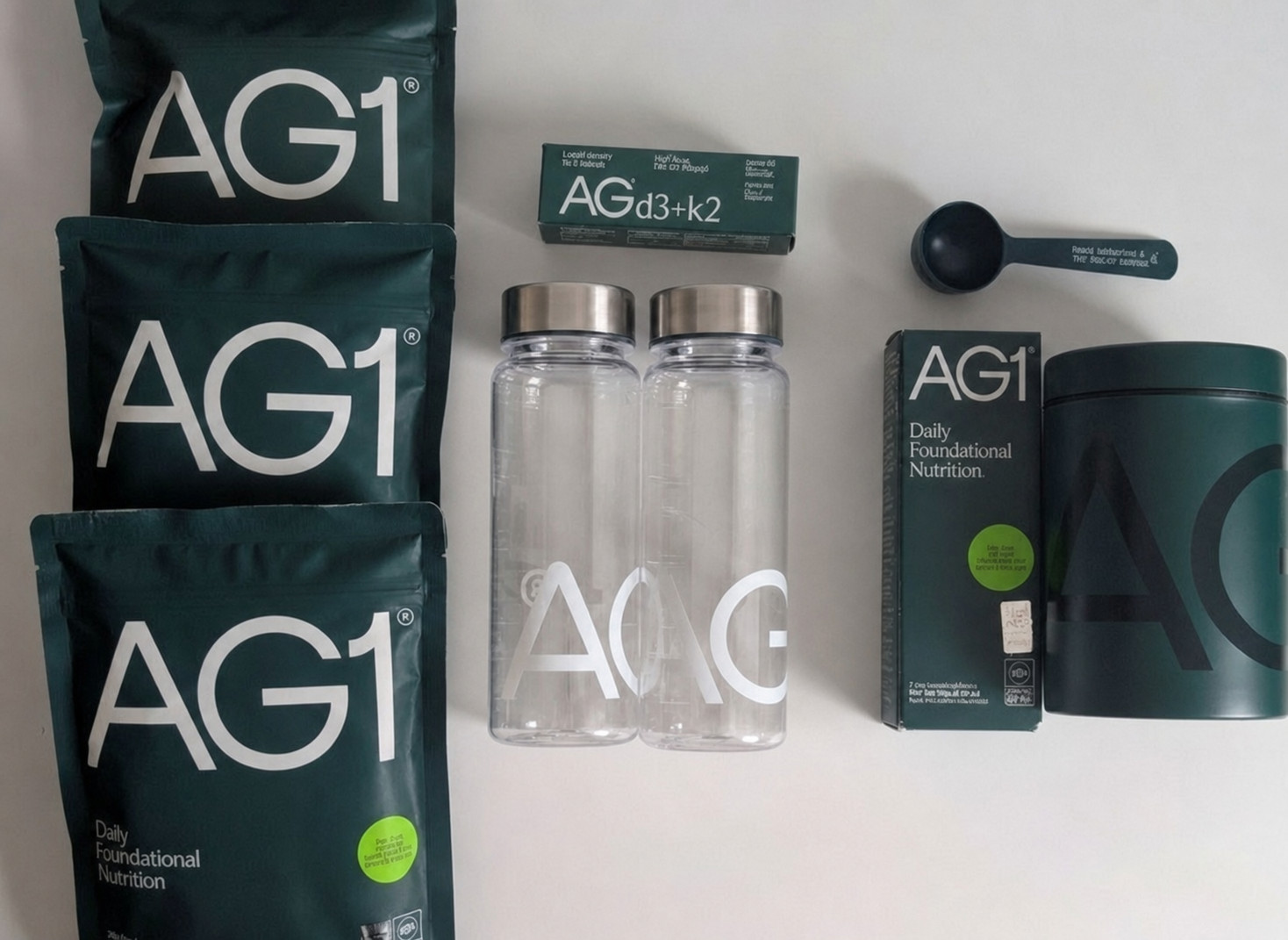 AG1 Next Gen Athletic Greens Kit- 3 AG1 Pouches, Vitamin D3+K2, Travel Packs AG1 Next Gen Athletic Greens Kit- 3 AG1 Pouches, Vitamin D3+K2, Travel Packs